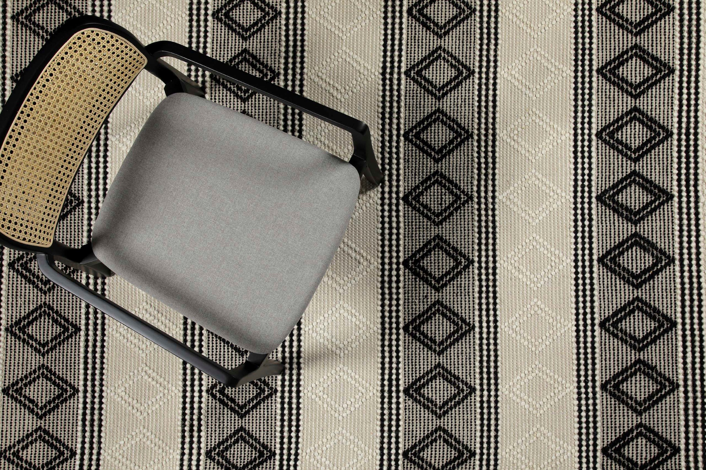 OTTO home Teppich »Jorvik« rechteckig 8 mm Höhe Kurzflor, Wolle, handgewebt, mit Fransen, Schlafzimmer