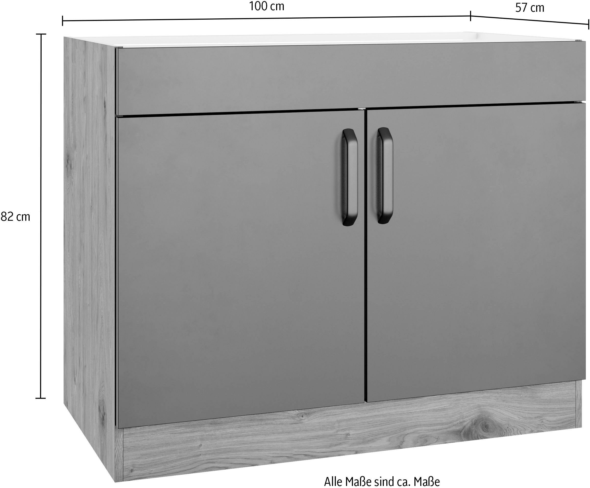 wiho Küchen Spülenschrank »Elba«, Breite 100 cm
