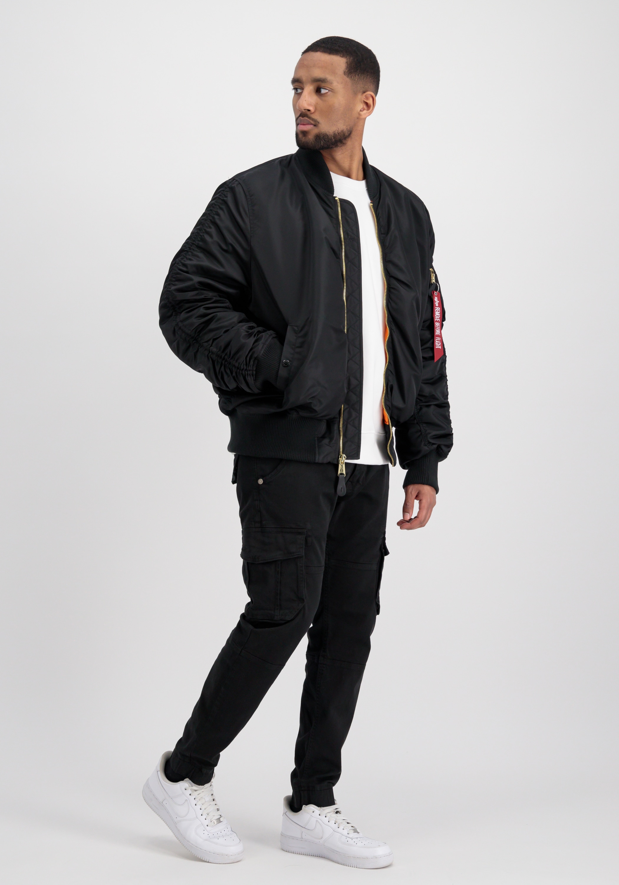 Alpha Industries Bomberjacke »Alpha Industries Men - Bomber Jackets MA-1 OS Puckered«