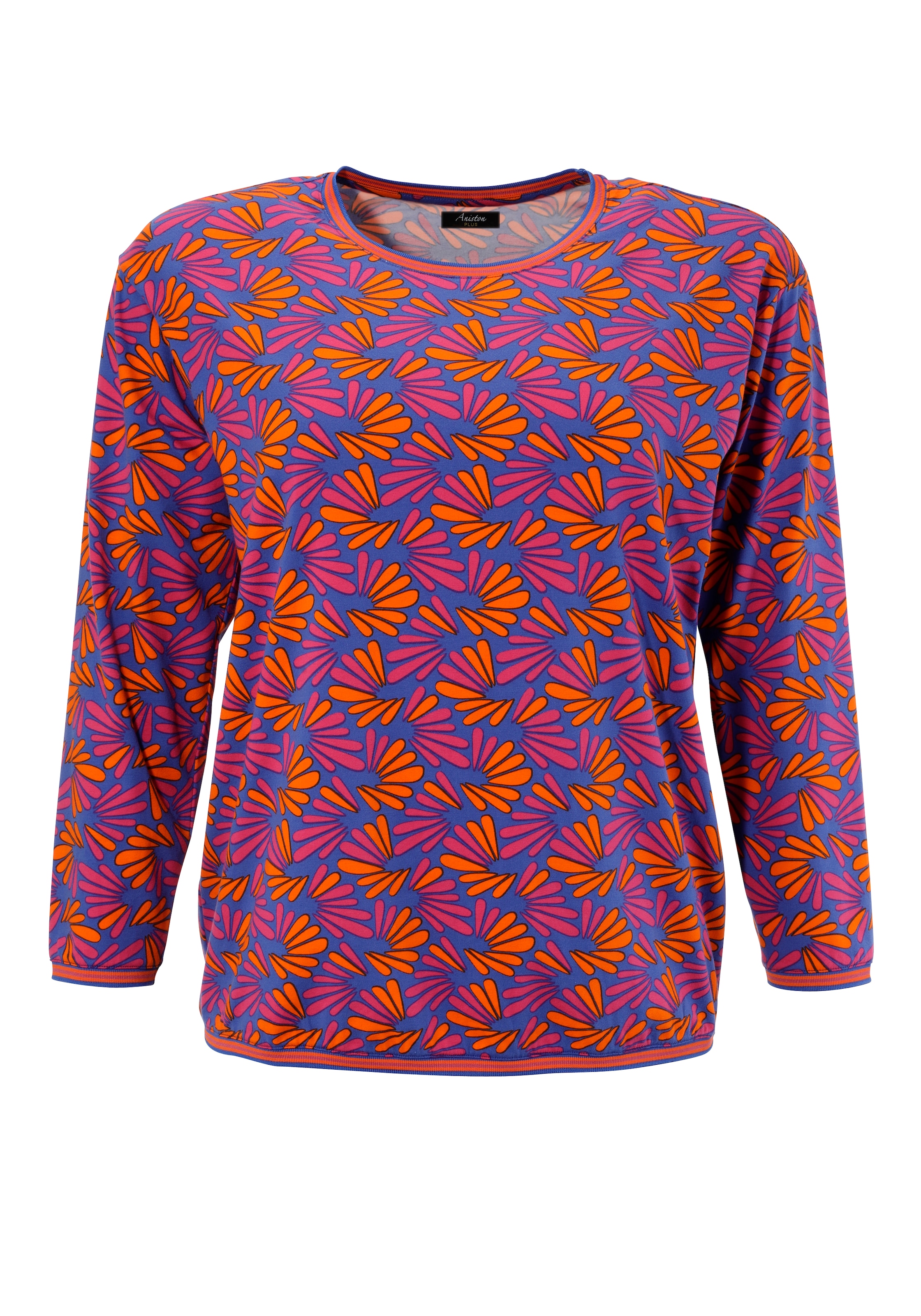 Aniston PLUS Sweatshirt, mit farbenfrohen, grafischen Druck -