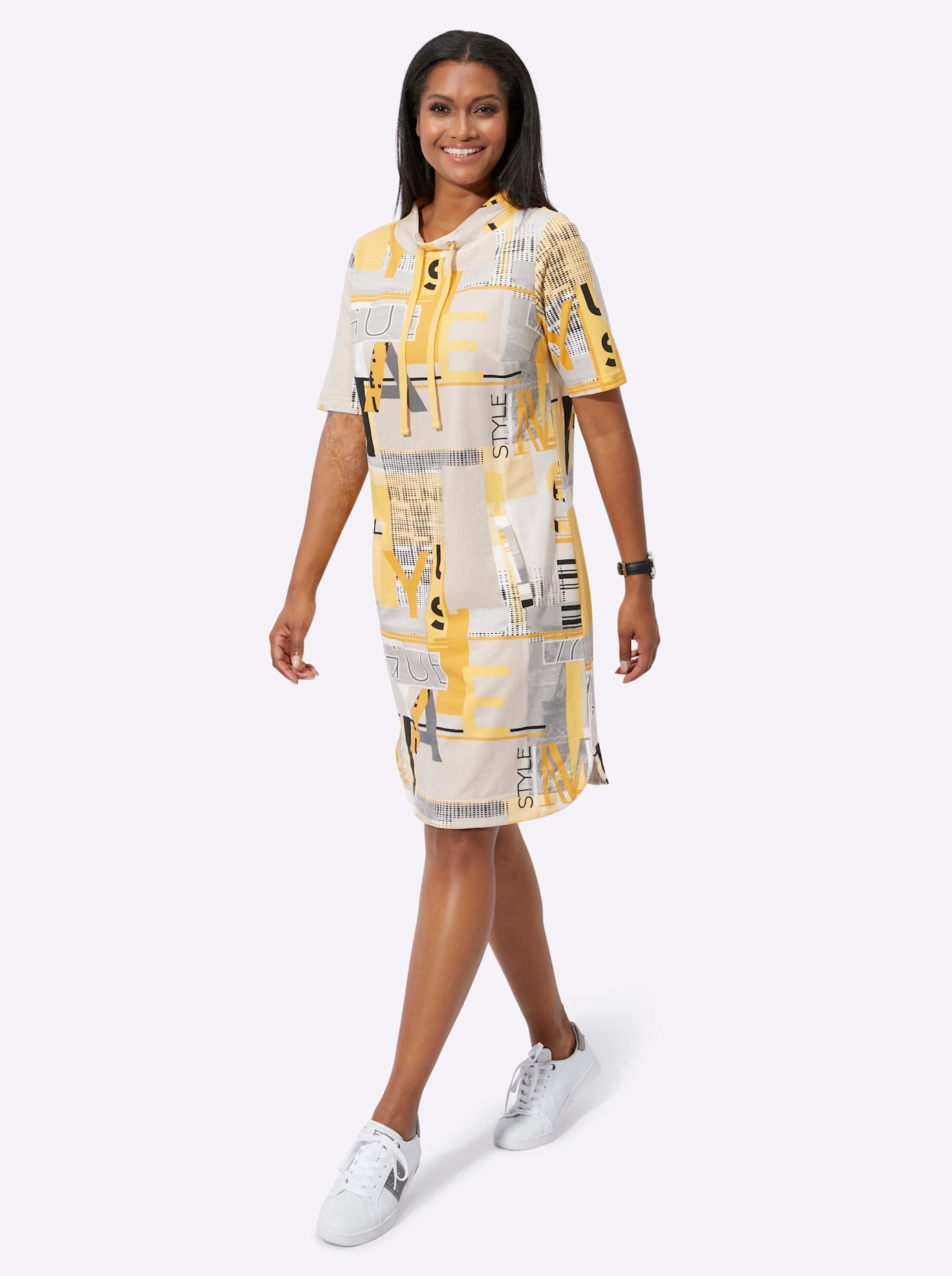 Inspirationen Sweatkleid »Shirtkleid«