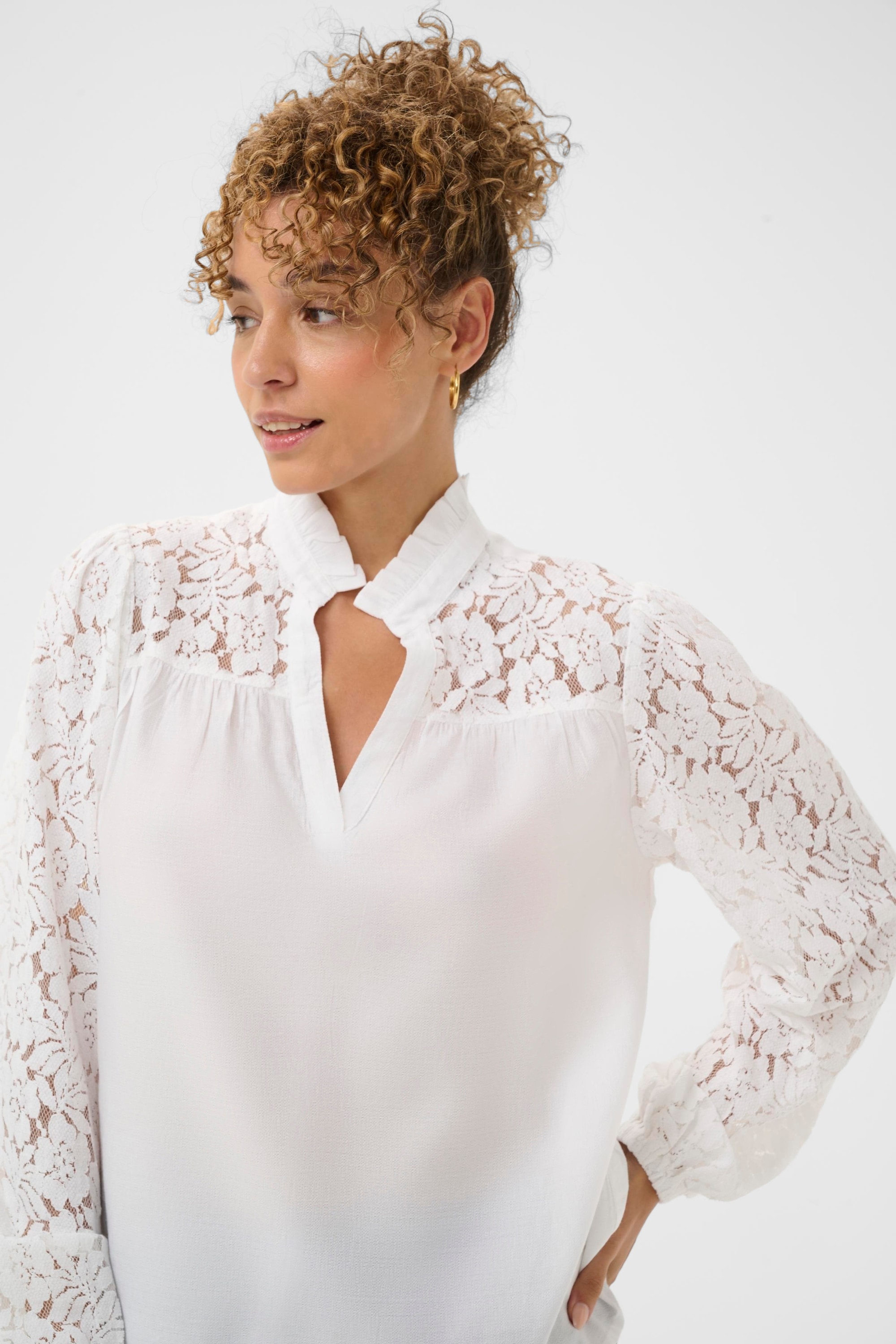 Cream Langarmbluse »Damen Bluse langarm CRLiselin«