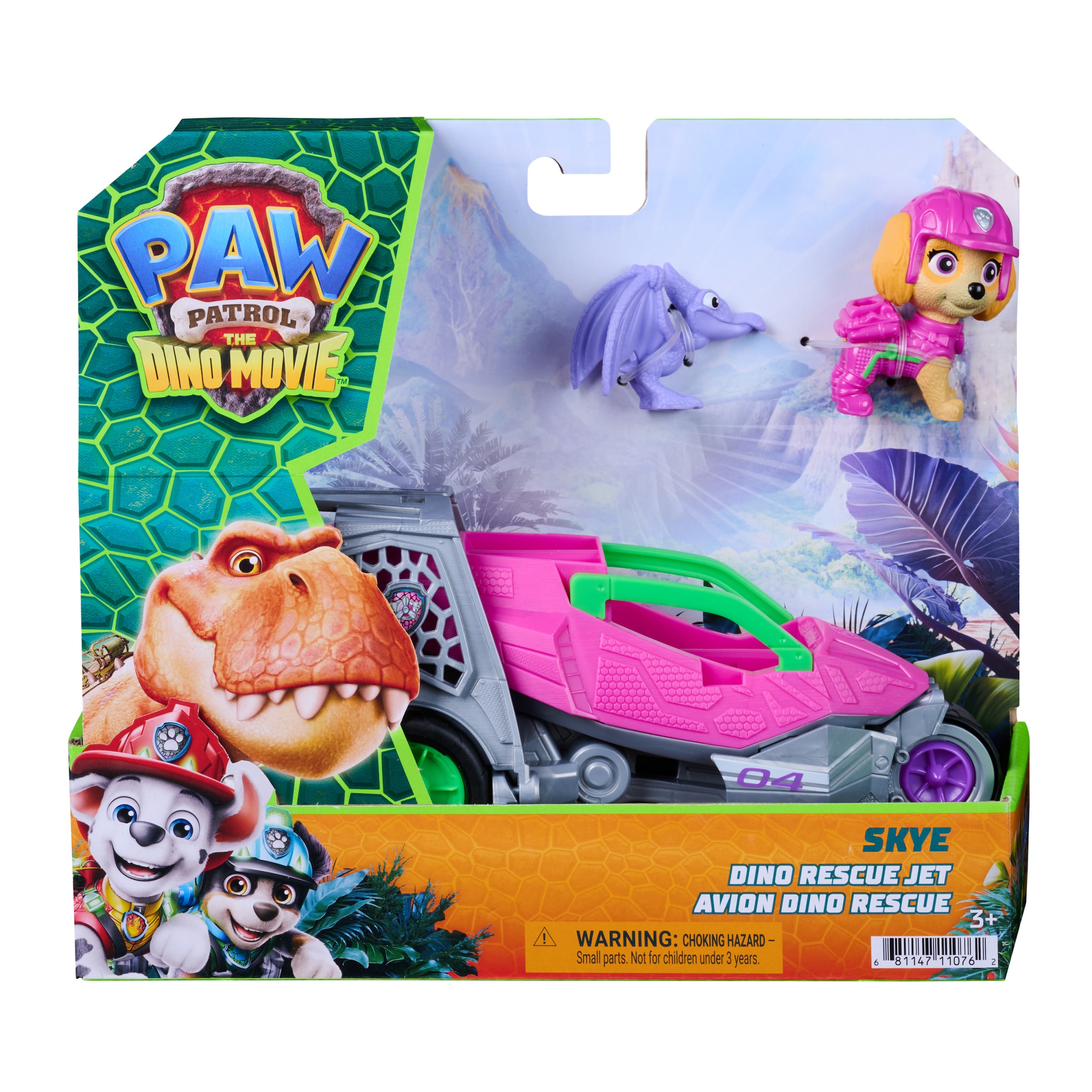 Spin Master Spielzeug-Auto »PAW Patrol: Der Dino Film, Skyes Dino-Rettungsjet«
