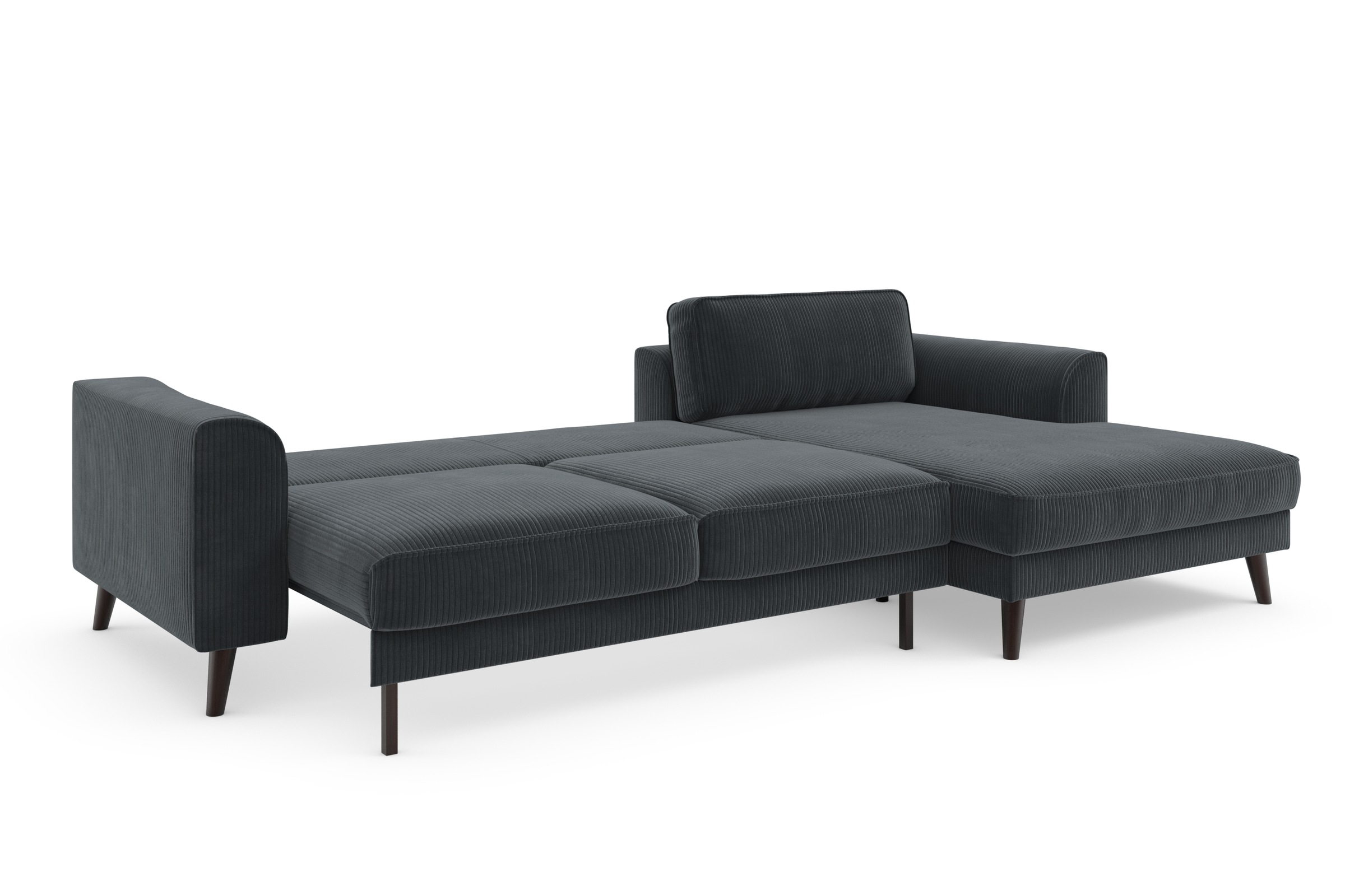 TRENDMANUFAKTUR Ecksofa »Lumber Jack, elegantes Designsofa, zeitlos modern, hoher Sitzkomfort«, wahlweise mit Bettfunktion u. Bettkasten, L-Form