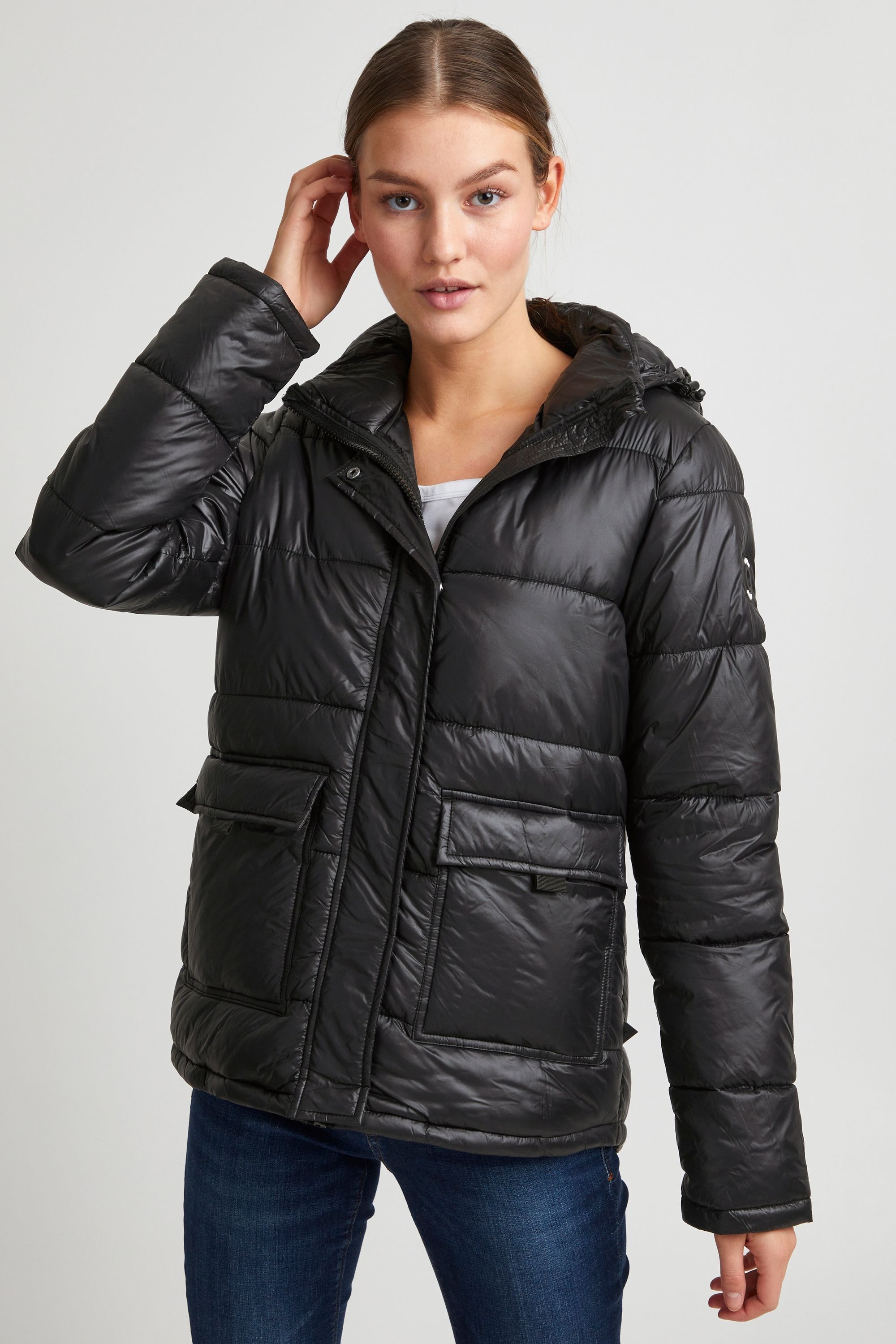 OXMO Winterjacke »Winterjacke OXDilja«, mit Kapuze