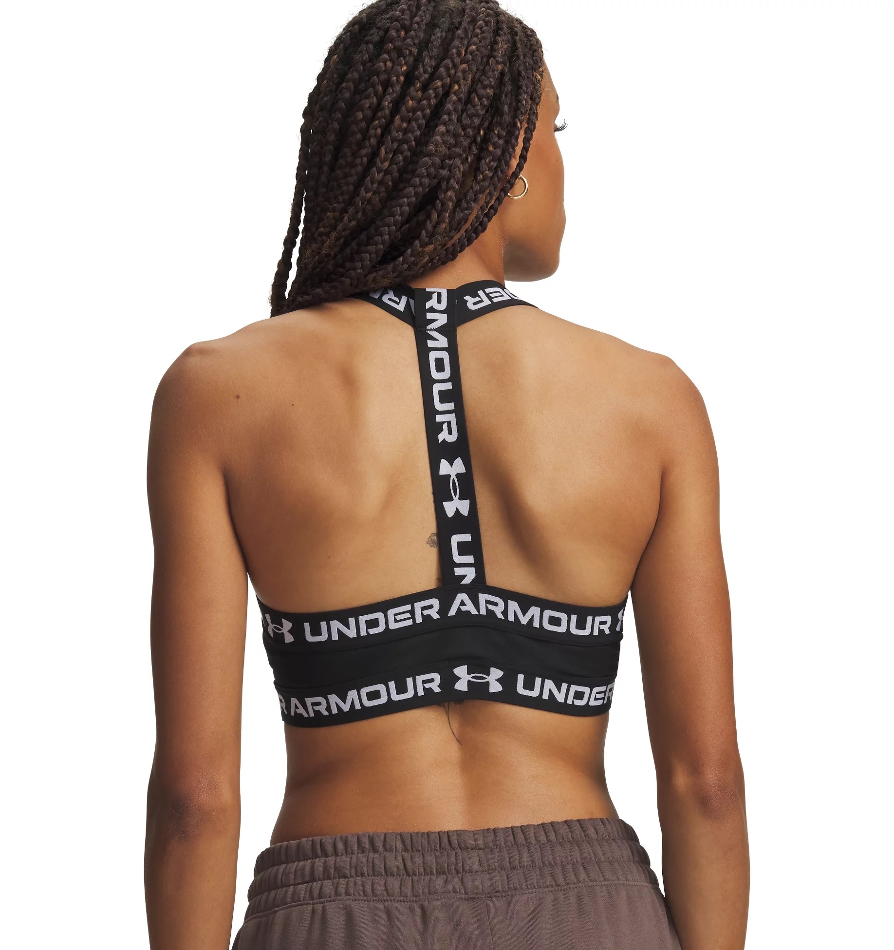 Under Armour® Sport-BH »HEATGEAR MID T-BACK« Sport-BH ohne Bügel, für Training und Fitness, mit T-Back-Schnitt