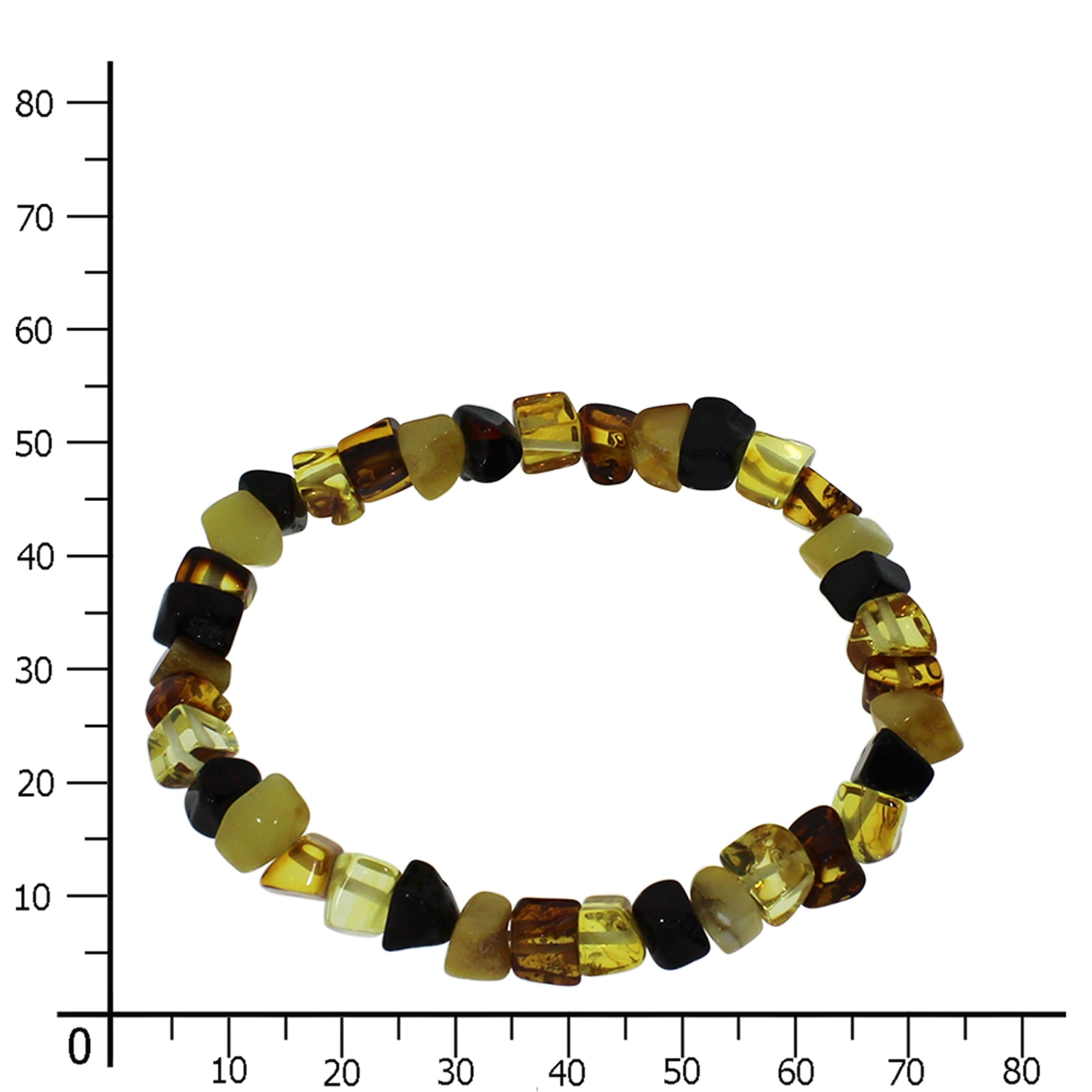 OSTSEE-SCHMUCK Armband »- Würfel - Bernstein - ,«
