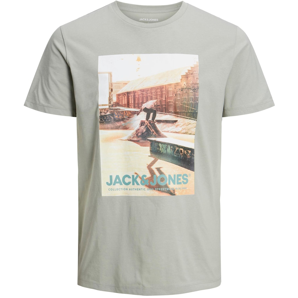 Jack & Jones Rundhalsshirt »JJGEM TEE SS CREW NECK«