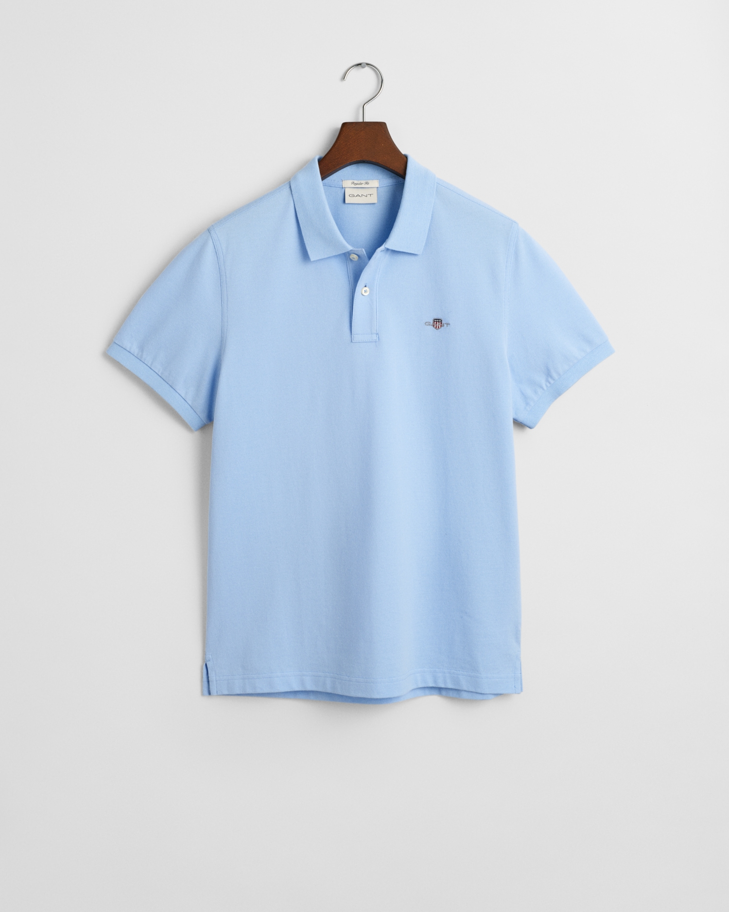 Gant Poloshirt »REG SHIELD SS PIQUE POLO«, mit Logo und Flachstrickkragen 100% Baumwolle Pique