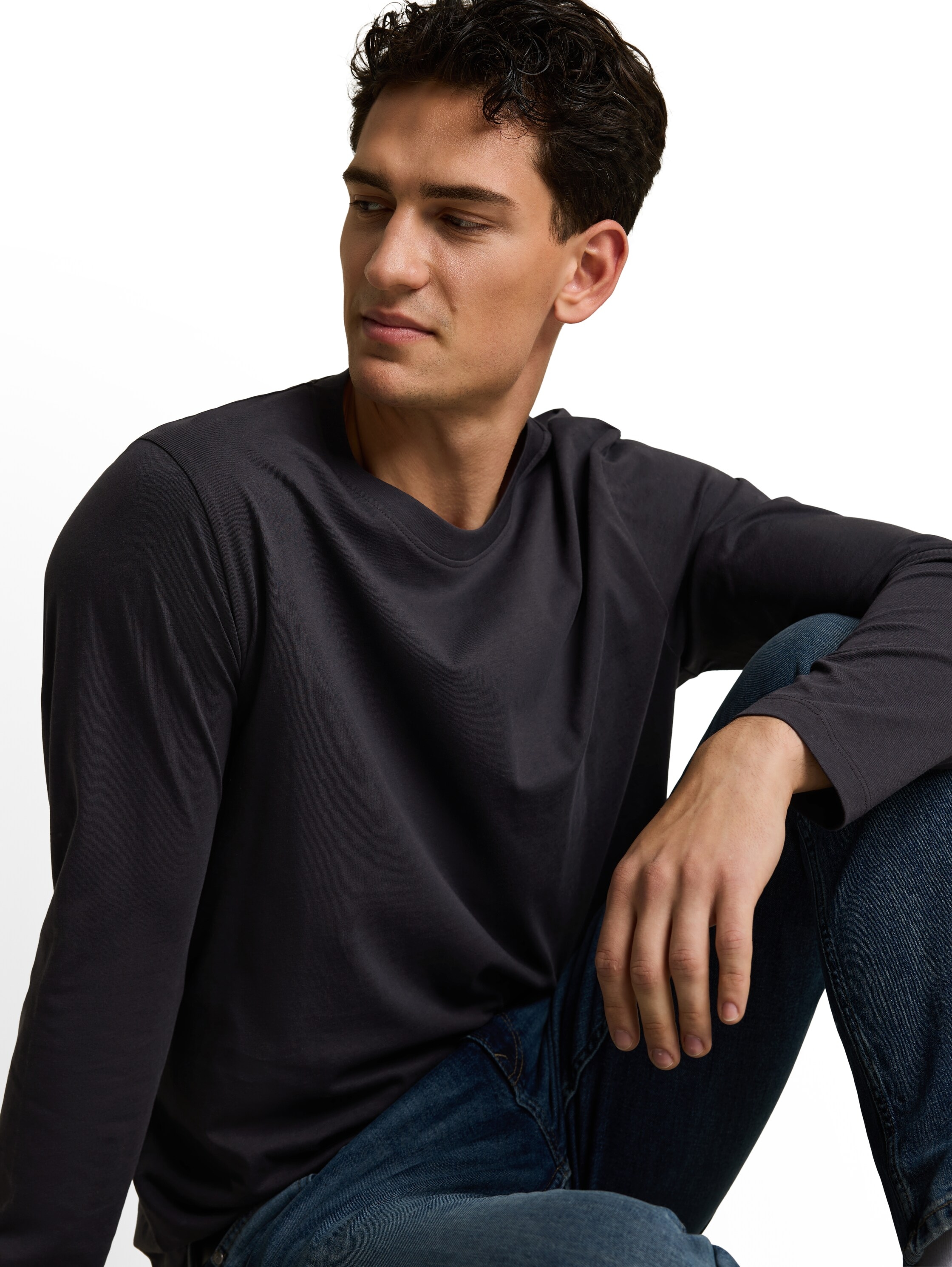 TOM TAILOR Denim Rundhalsshirt