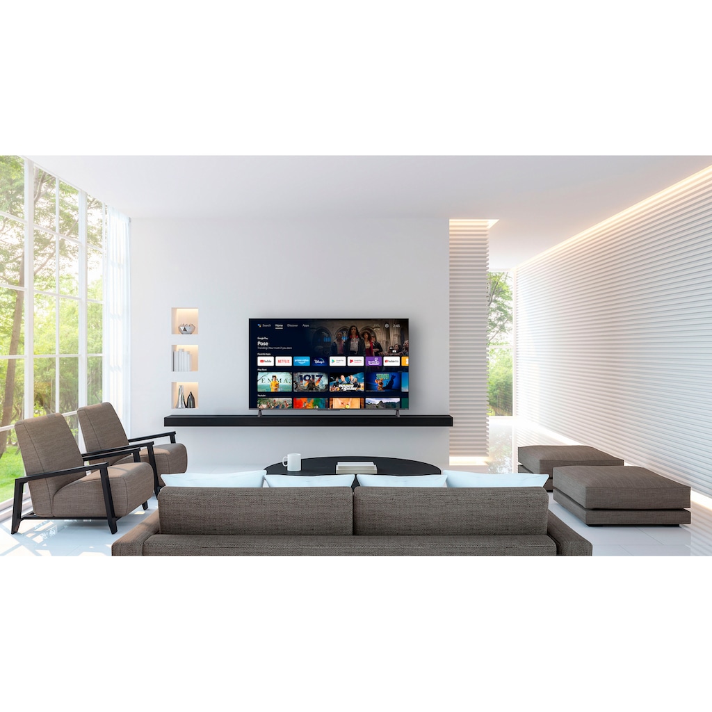 TCL QLED-Fernseher »55C722X1«, 139 cm/55 Zoll, 4K Ultra HD, Smart-TV-Android TV