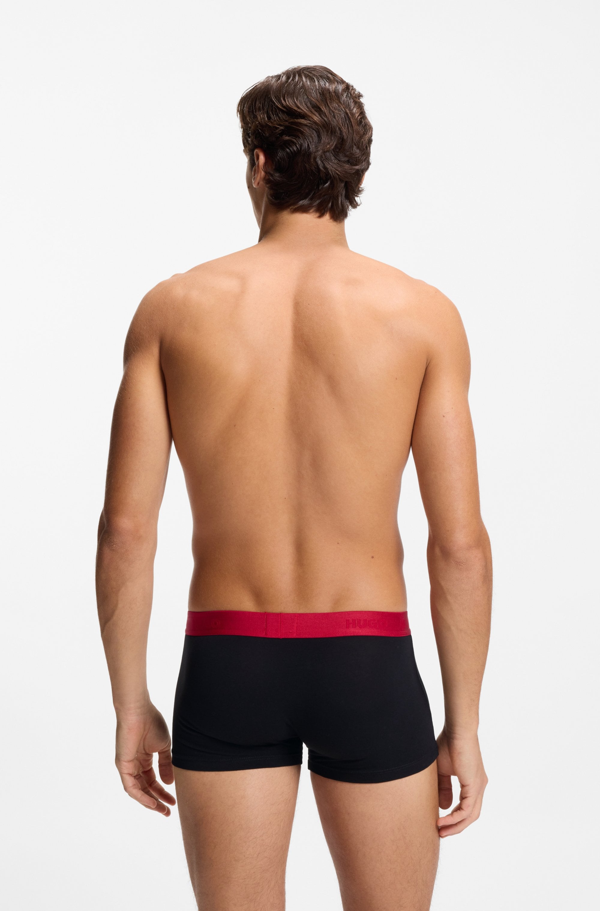 HUGO Underwear Trunk »TRUNK TRIPLET PACK« Packung, 3 Stk. mit Logoschriftzug auf dem Bund