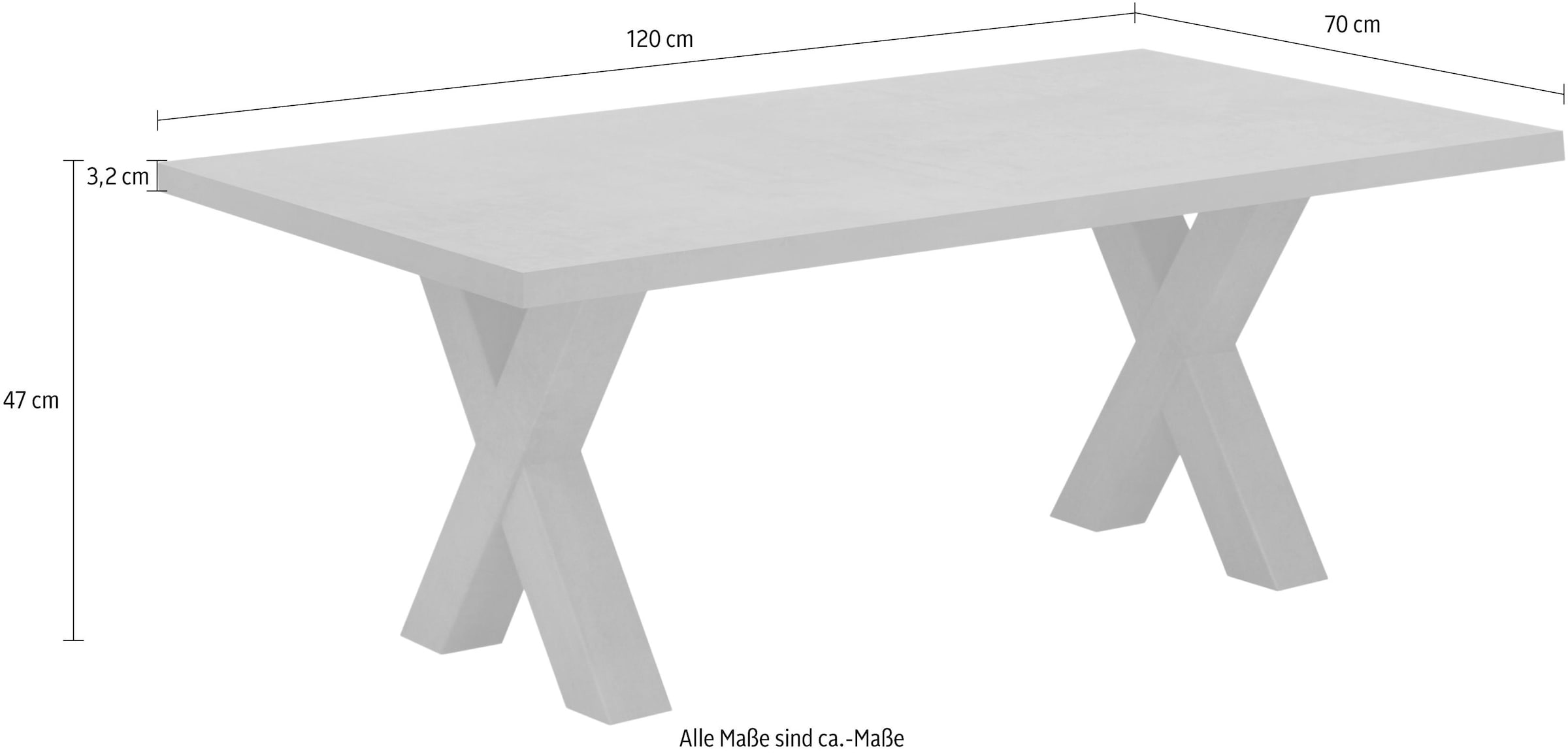 »Mister«, 70 x 120 cm Couchtisch Mäusbacher bestellen bequem