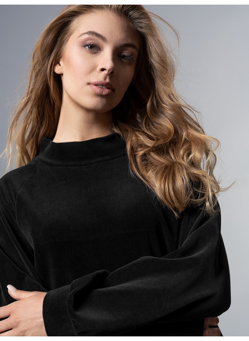 Trigema Sweatshirt »TRIGEMA Nicki Pullover mit Kordelzug«