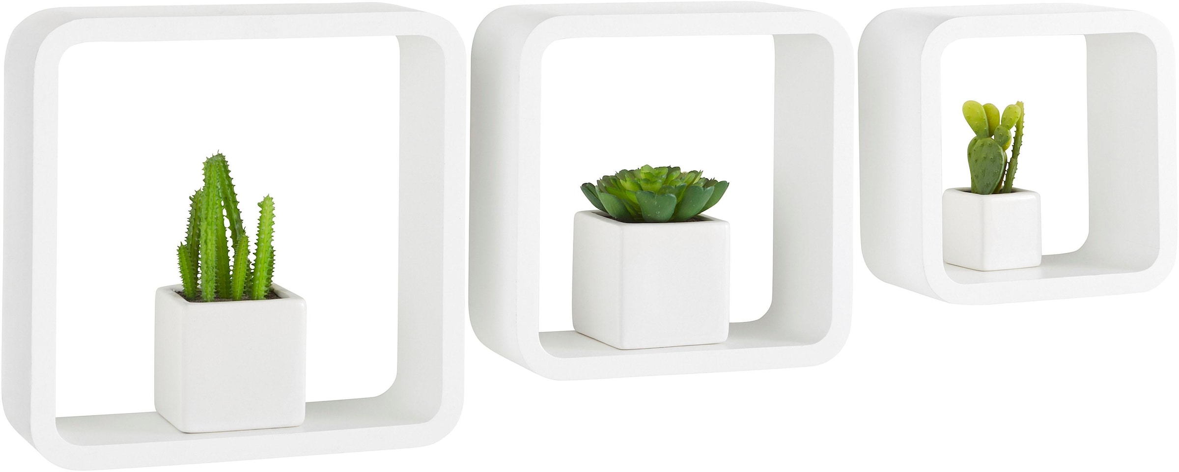 Home affaire Deko-Wandregal, (Set, 3 St., 3-tlg. Set), Dekoregal, Wanddeko, Retro kaufen