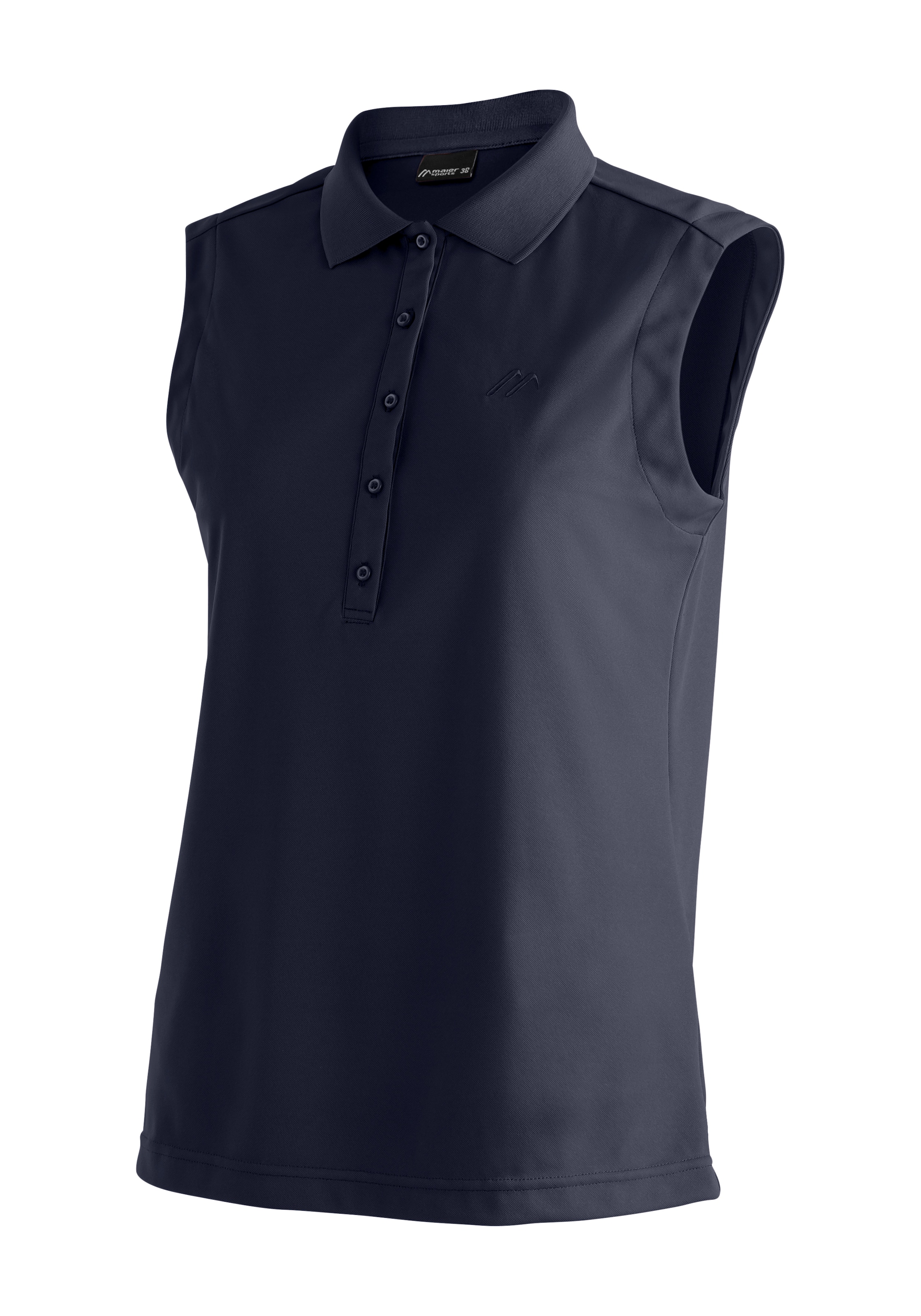 Maier Sports Poloshirt »Ulrike sleeveless«, Damen Funktionsshirt, ärmelloses Freizeitshirt, Regular Fit