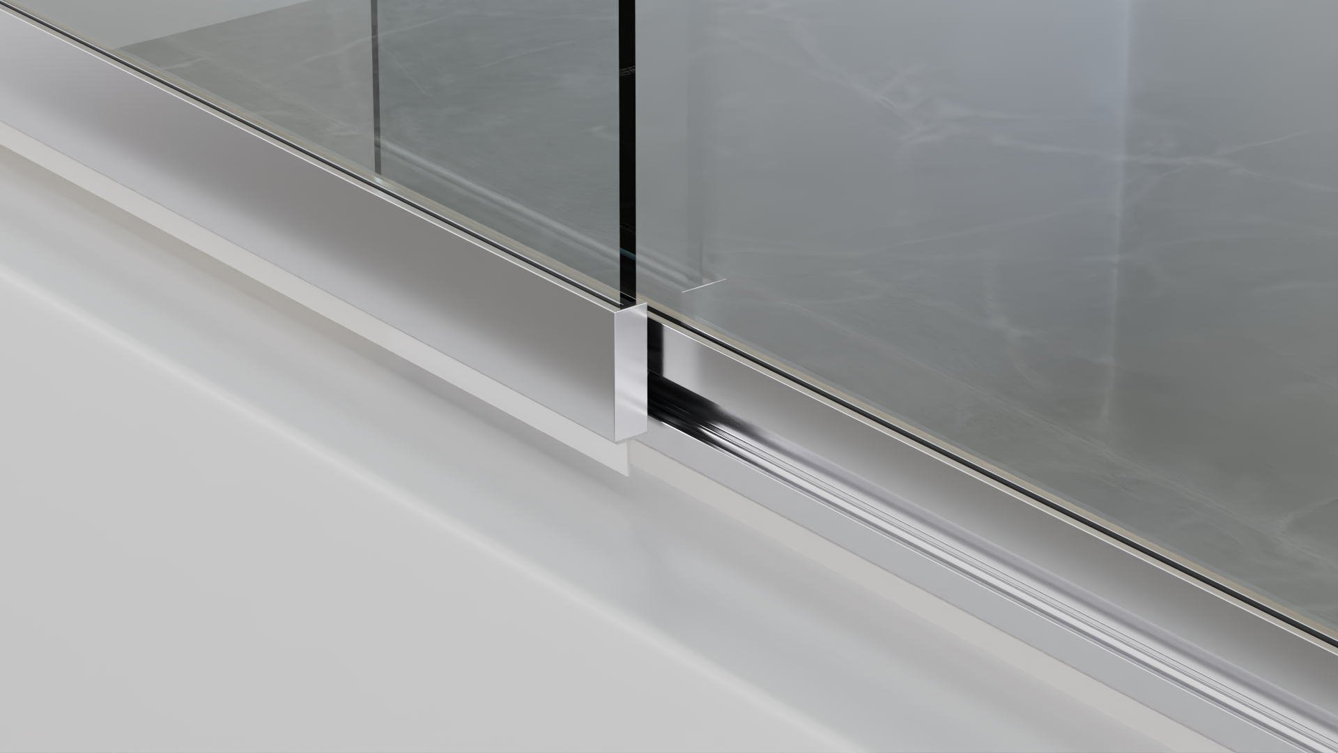 welltime Badewannenaufsatz »Slider« 2 Stk. tlg. Badewannenaufsatz mit Schiebetür