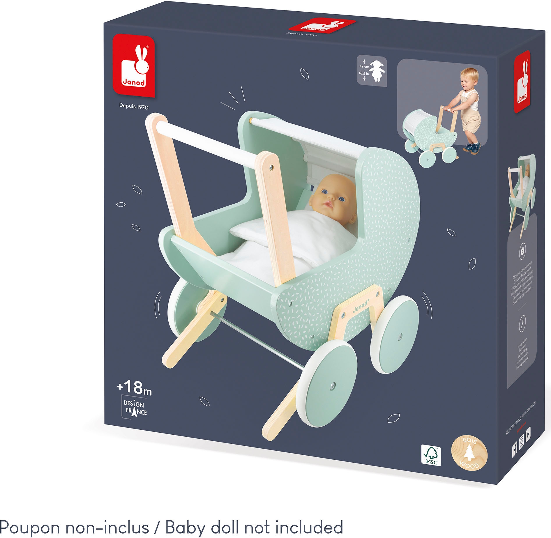 Janod Puppenwagen »Zen«