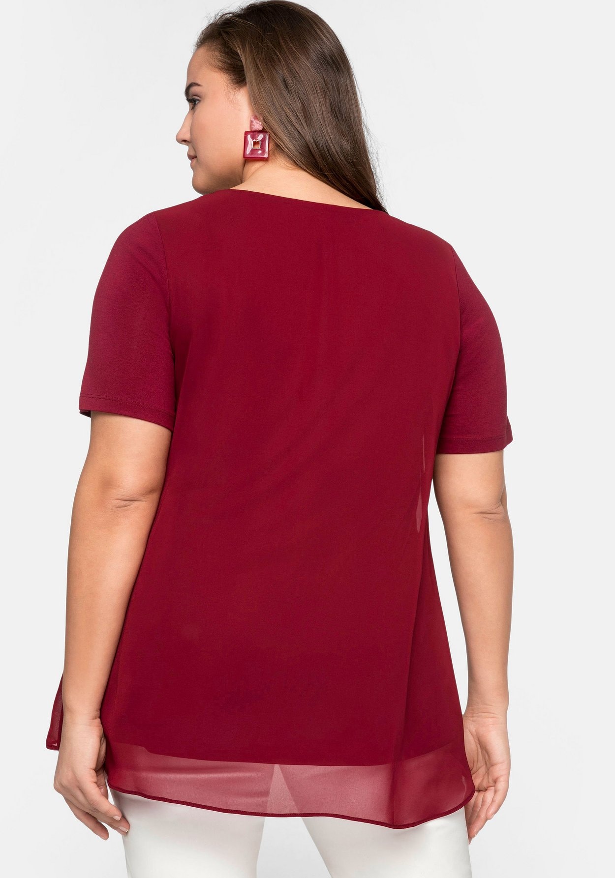 Sheego Blusenshirt »Blusenshirt im Lagenlook«, im Lagenlook