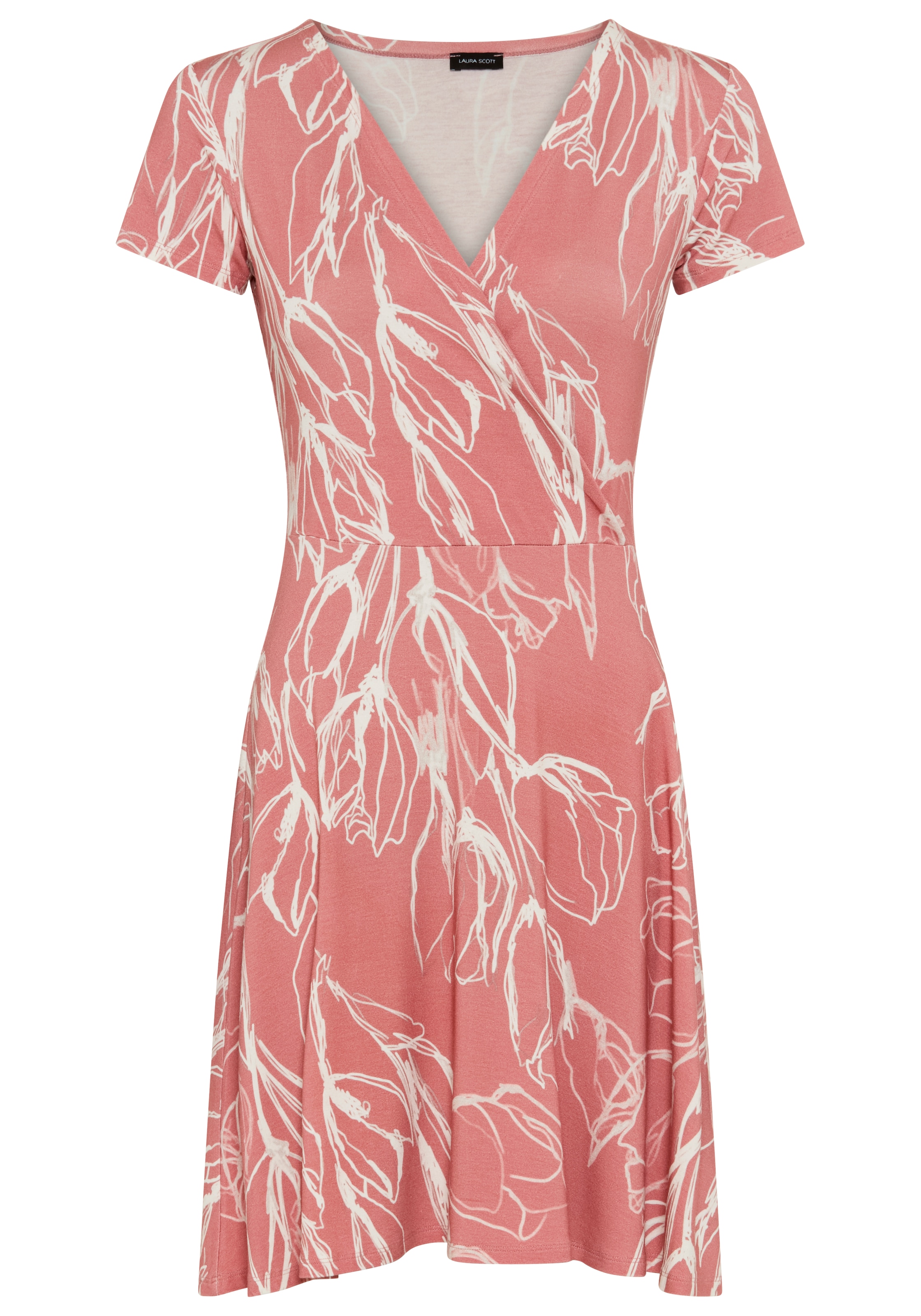 Laura Scott Sommerkleid für entspannte Casual-Looks, aus Viskose und Elasthan