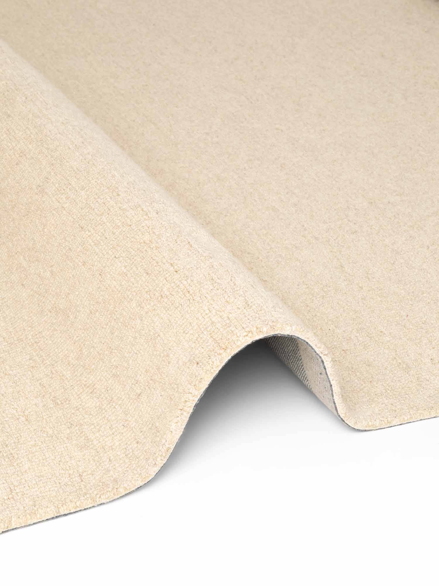 ELLE DECORATION Wollteppich »Knots« rechteckig 13 mm Höhe Handtuft, Wolle, Feines Bouclé, Wohnzimmer, Schlafzimmer, Natur