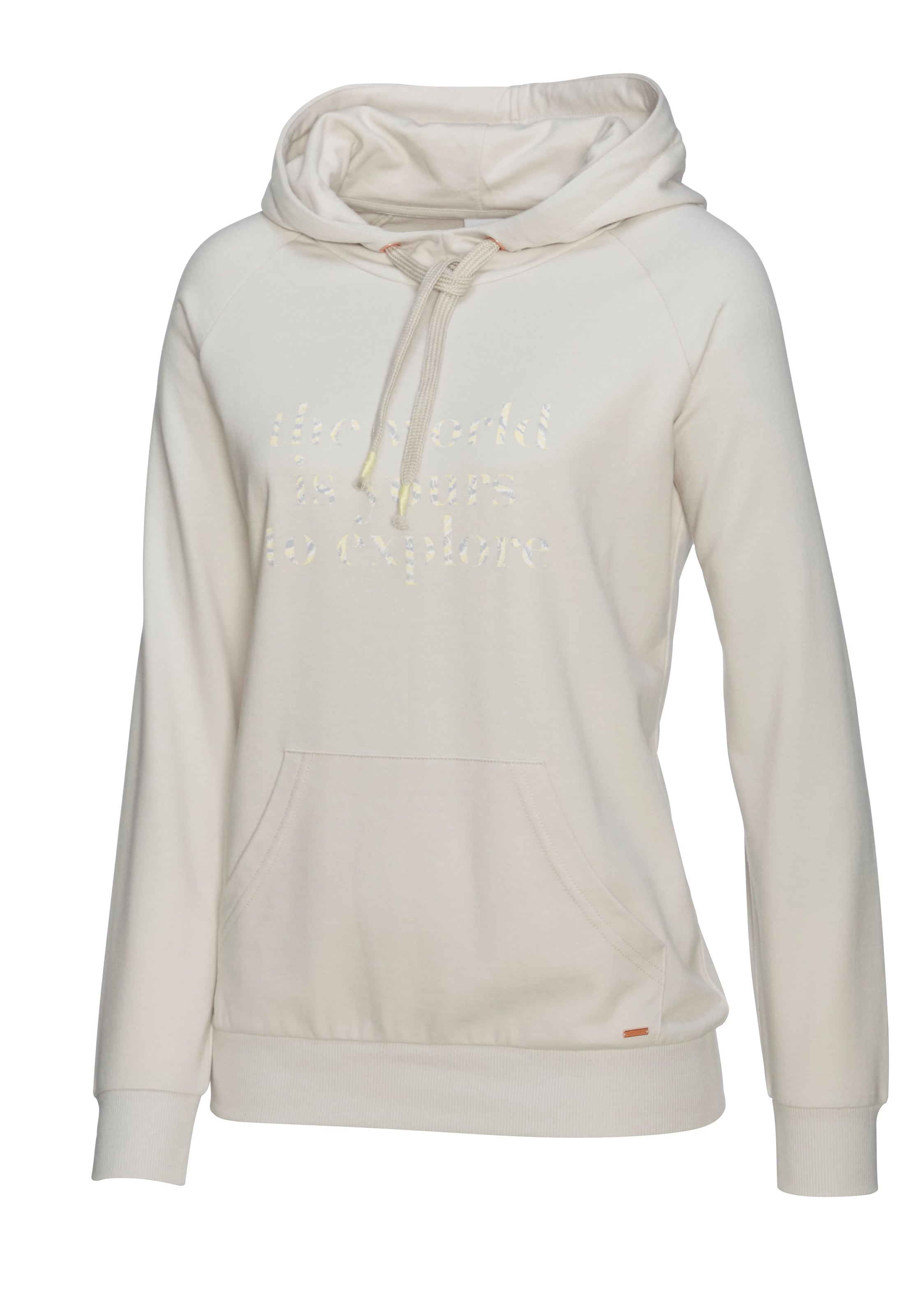 LASCANA Hoodie, mit Statement Druck, Loungewear