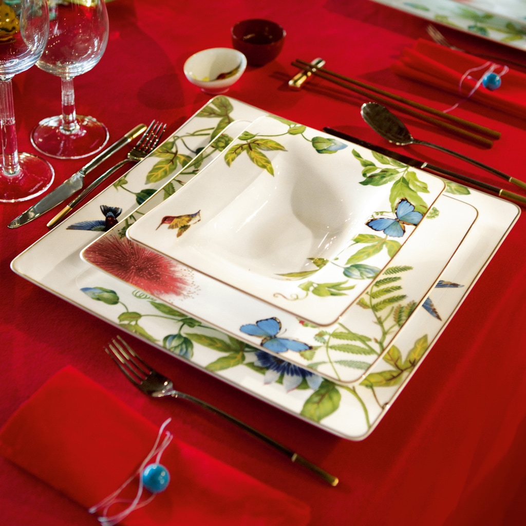 Villeroy & Boch Suppenteller »Suppenteller Amazonia 24 x 21 cm bunt«