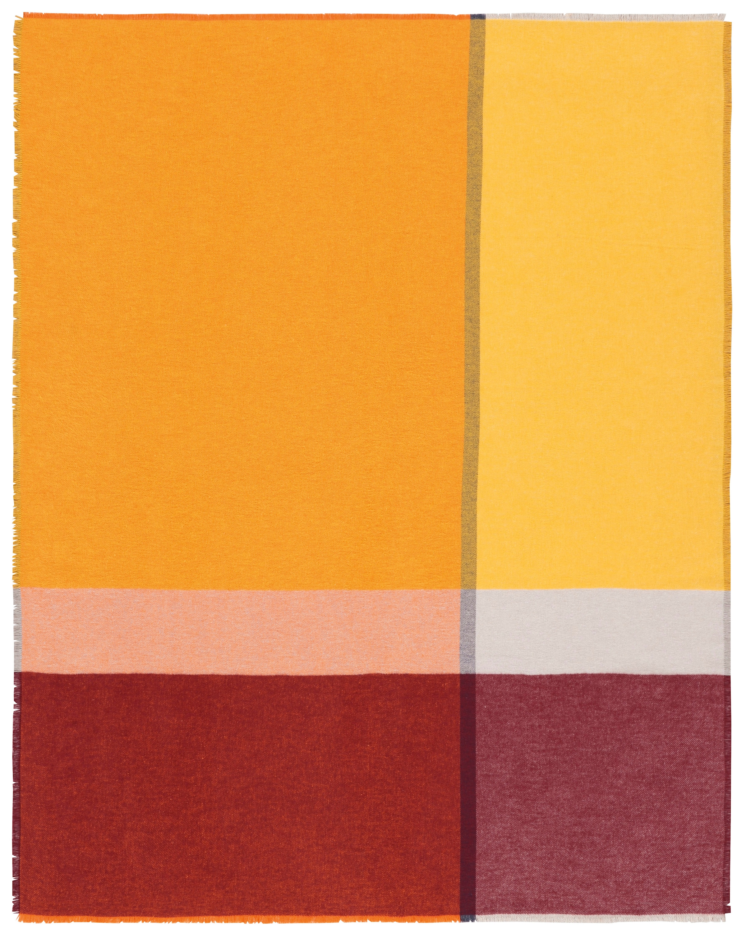 Biederlack Plaid »Plaid Summer« sommerliches Plaid mit Fransen