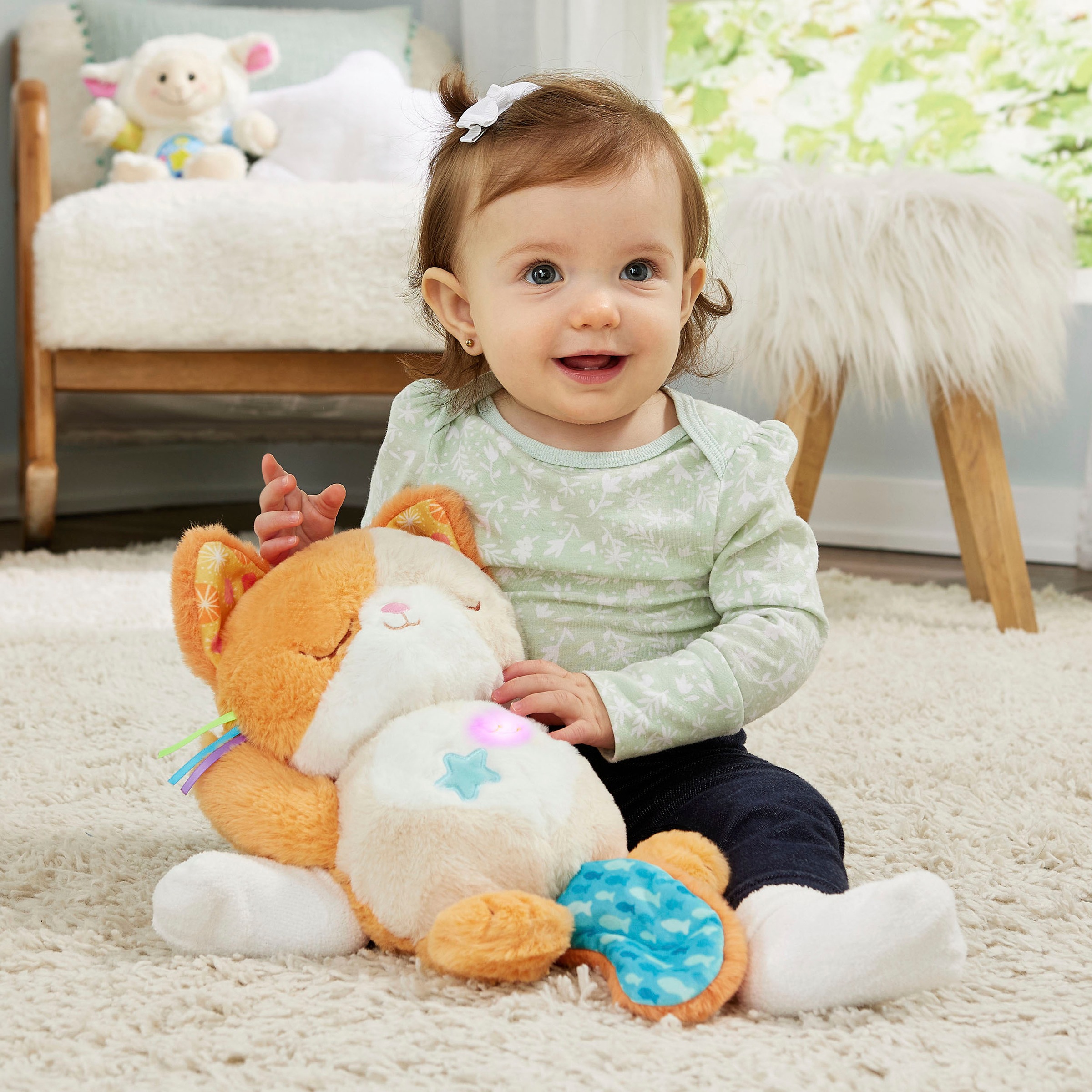 Vtech® Kuscheltier »Vtech Baby, Schlummer-Kätzchen«, mit Licht- und Soundeffekt