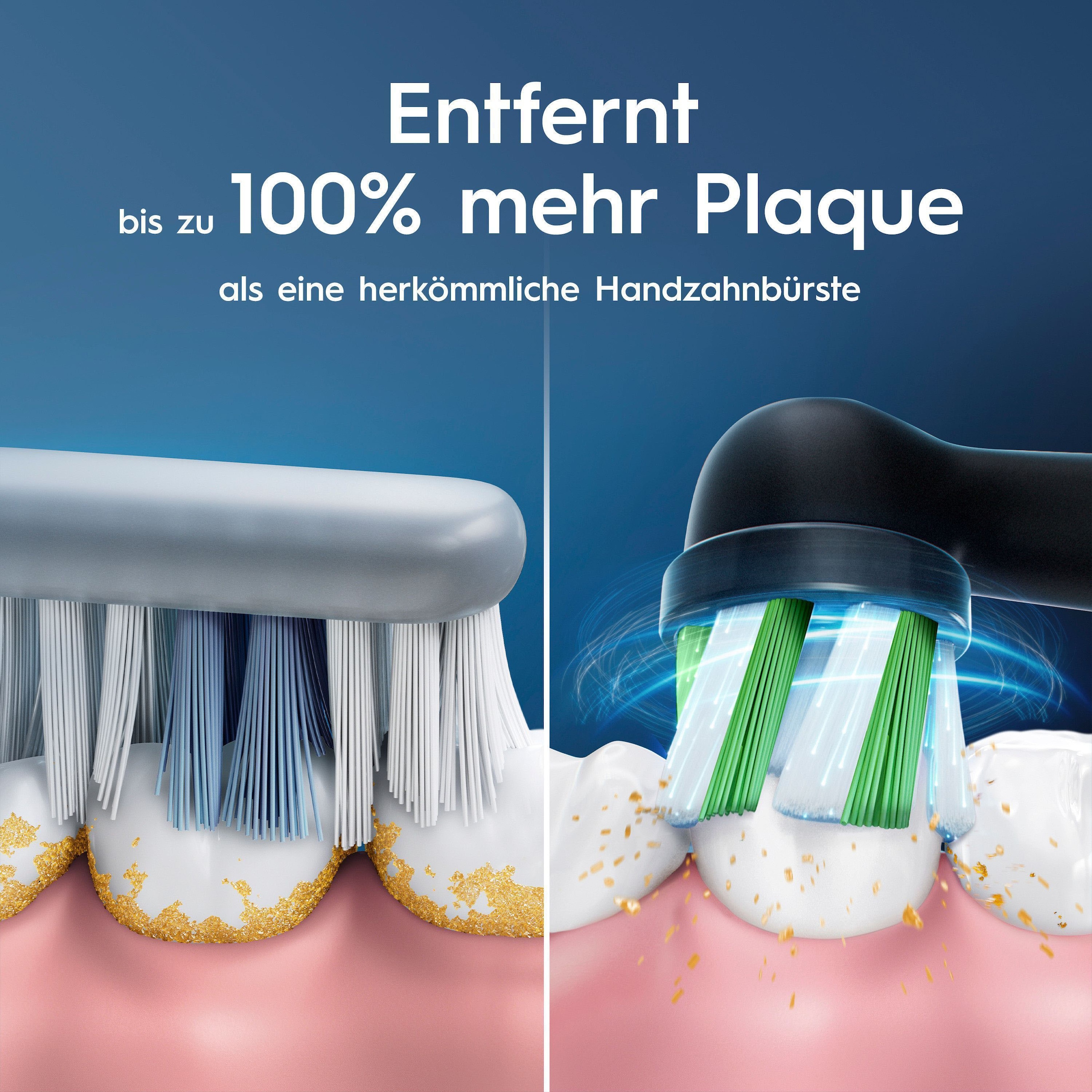 Oral-B Elektrische Zahnbürste »PRO Series 1« 1 Stk. Aufsteckbürsten Drucksensor