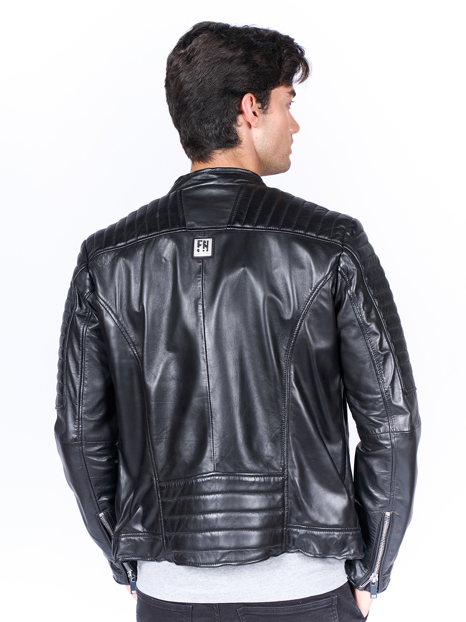 Freaky Nation Lederjacke »Crossover-FN«