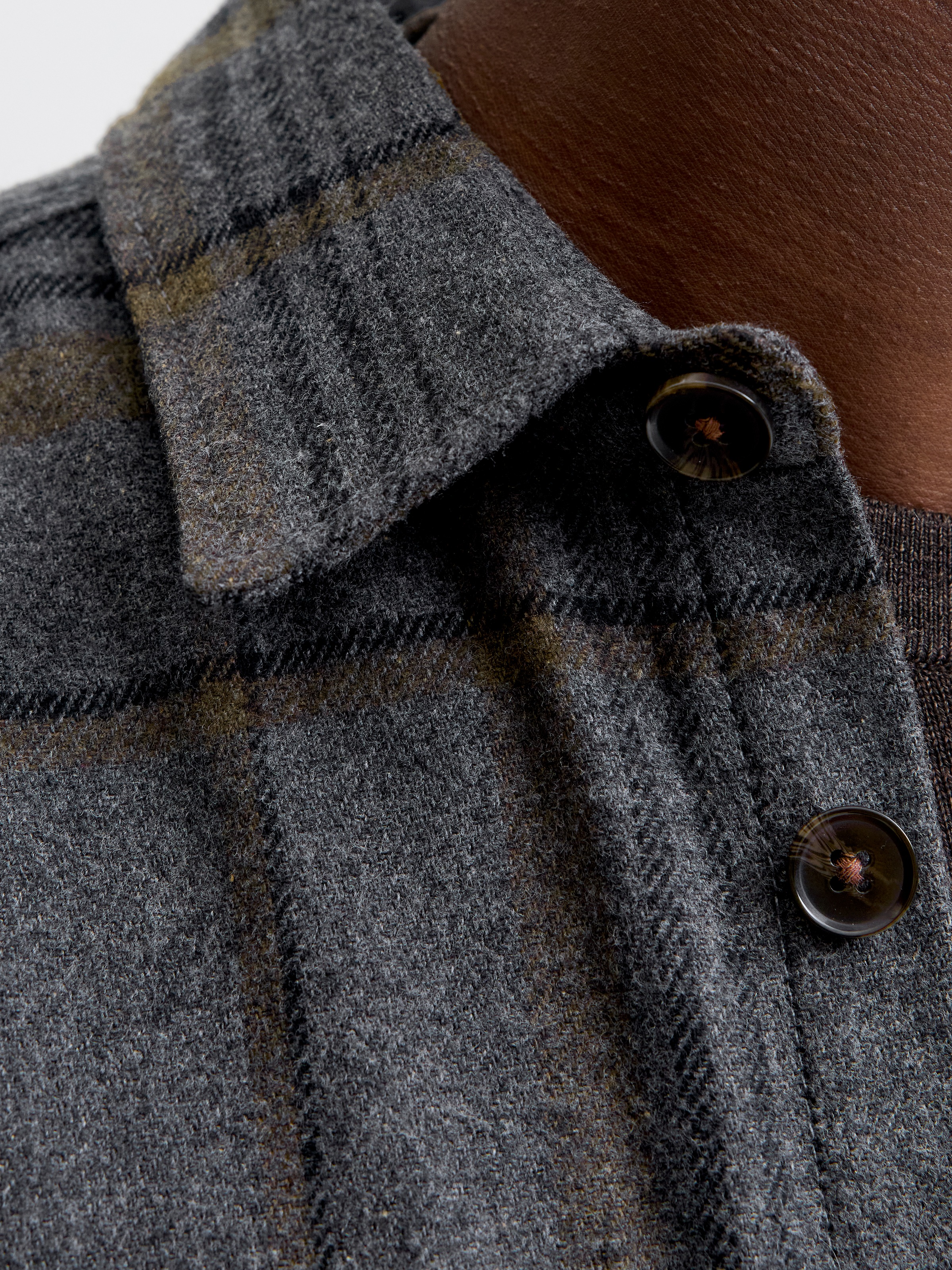 Jack & Jones Langarmhemd »JPRRAYLE MELANGE CHECK L/S OVERSHIRT SN«