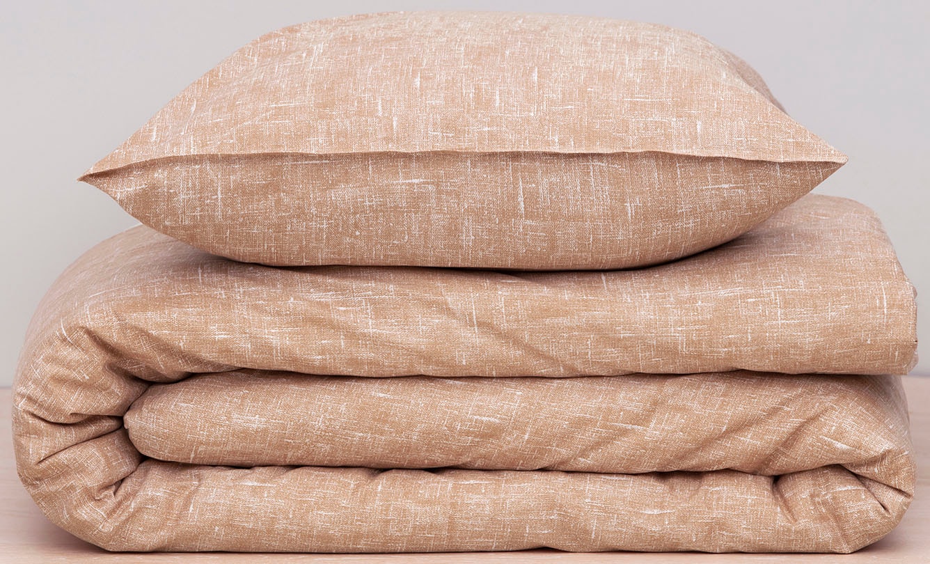 damai Bettwäsche »Ebba mit Struktur-Effekt« in eleganten Farben, 100% Baumwolle, mit Reißverschluss