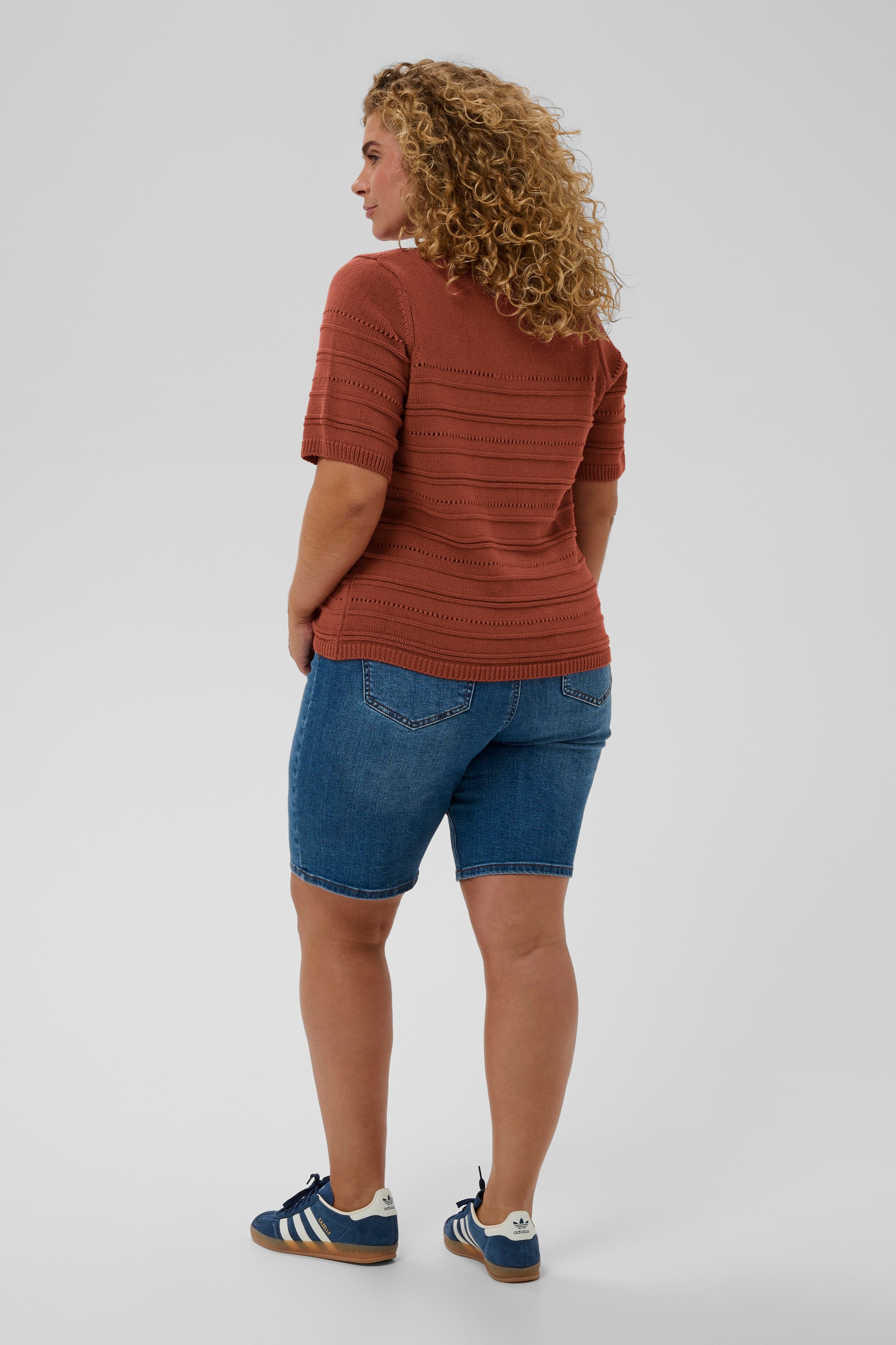 KAFFE Curve Strickpullover »Damen Strickpullover KCmelia«