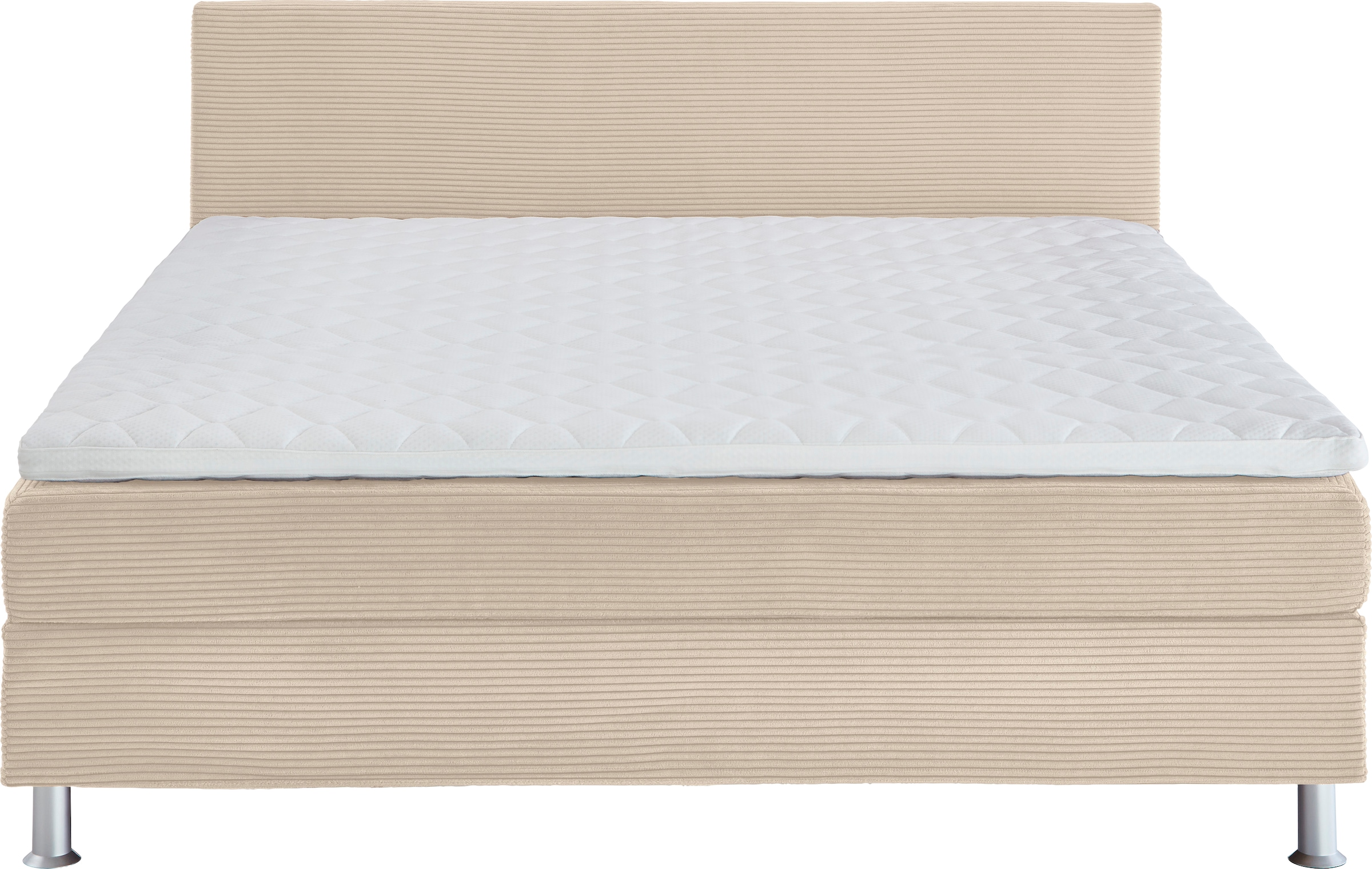 ATLANTIC home collection Boxbett »Edison«, inkl. Bonnellfederkern-Matratze und Topper