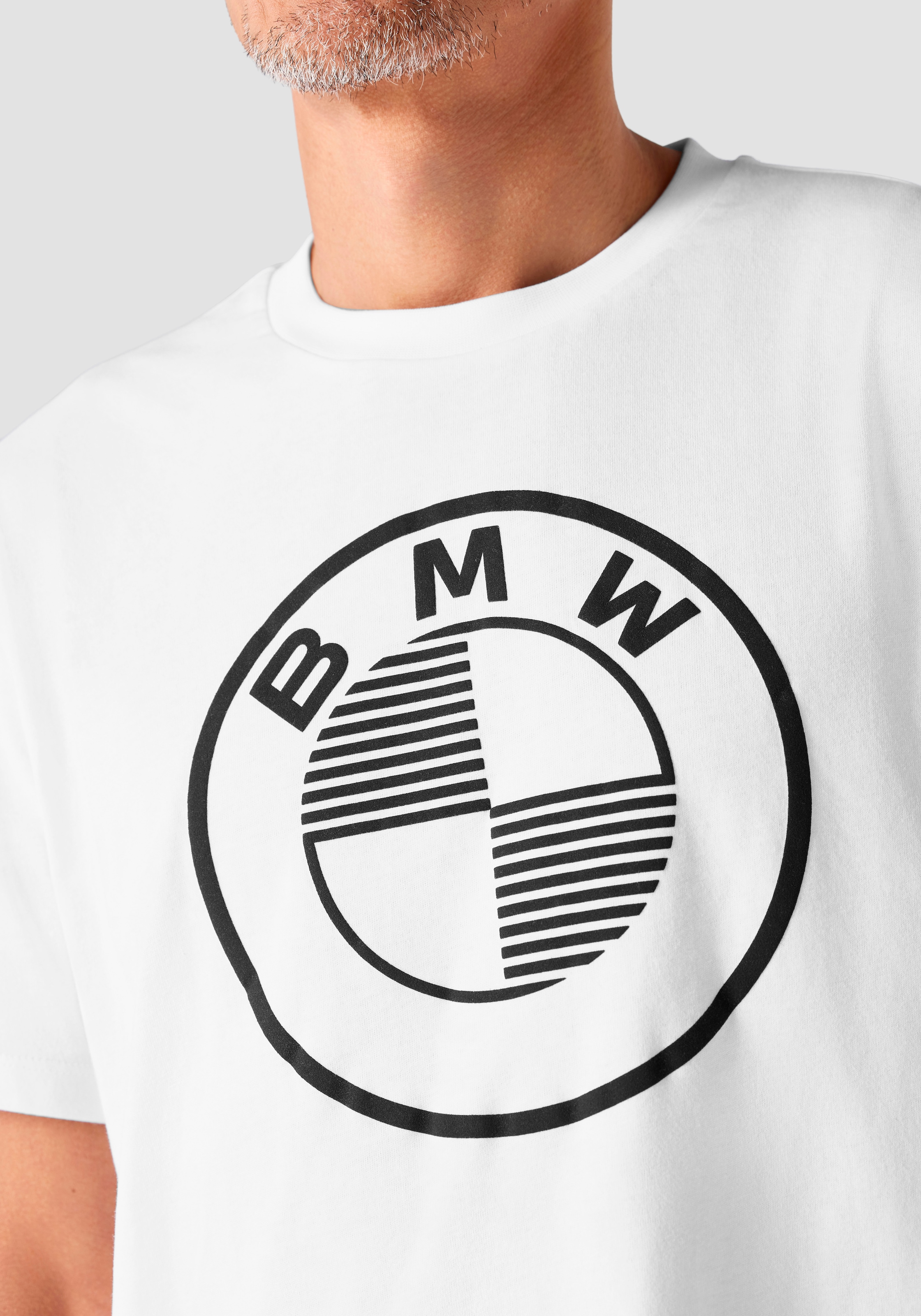 BMW T-Shirt, mit auffälligem Logo-Print