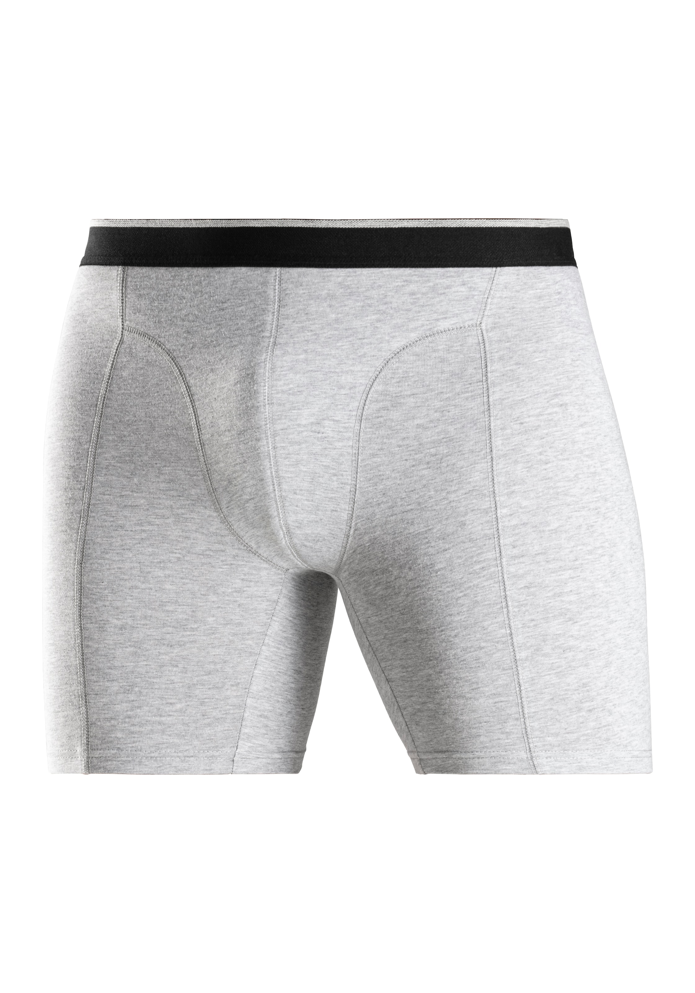 AUTHENTIC LE JOGGER Langer Boxer, (Packung, 5 St.), mit zweifarbigem Webbund und längerem Bein