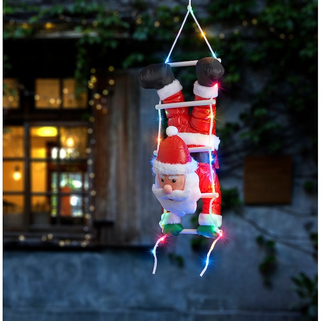 BONETTI LED Dekofigur »Weihnachtsmann kopfüber«, 30 flammig-flammig, mit 30  bunten LEDs, Weihnachtsdeko aussen online kaufen | mit 3 Jahren XXL  Garantie