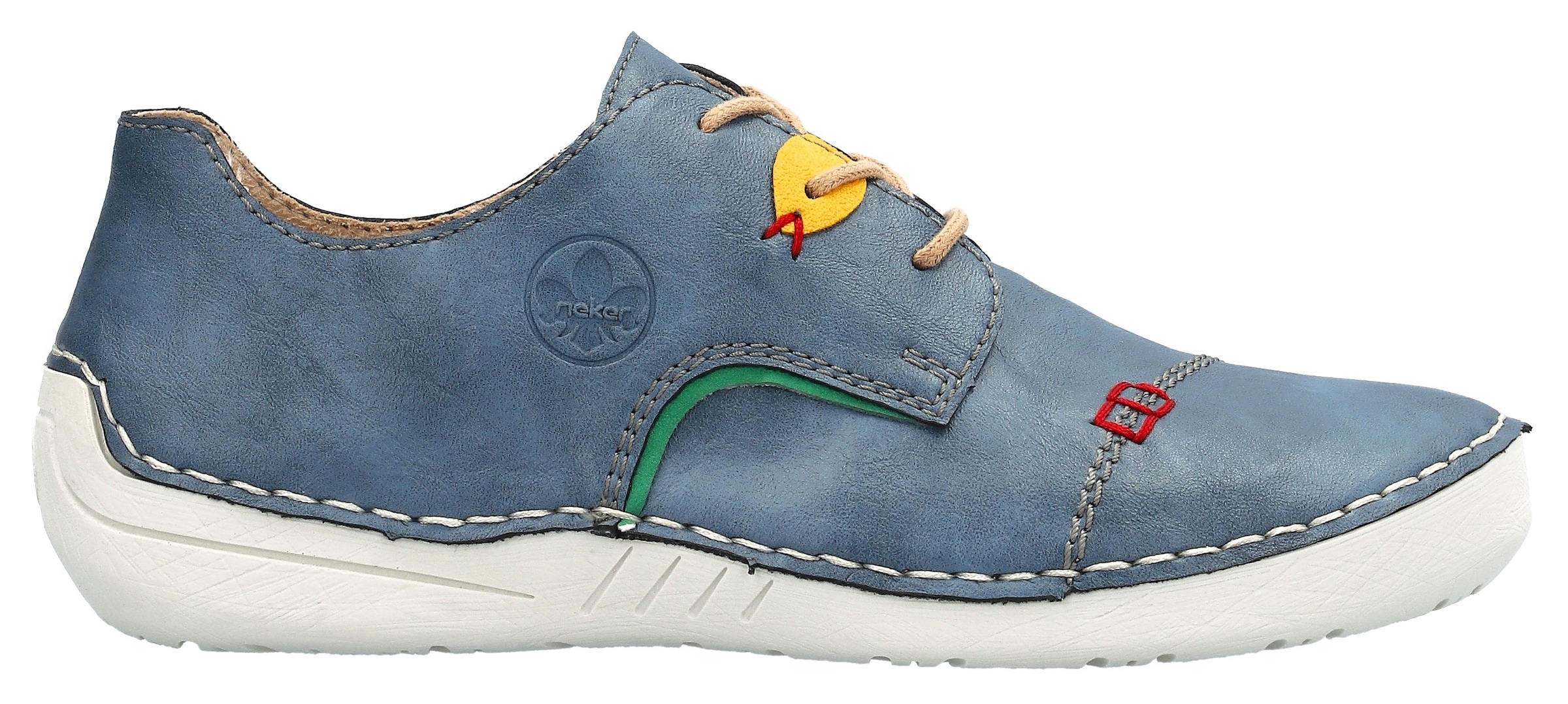Rieker Sneaker, im Sportslook, Freizeitschuh, Halbschuh, Schnürschuh