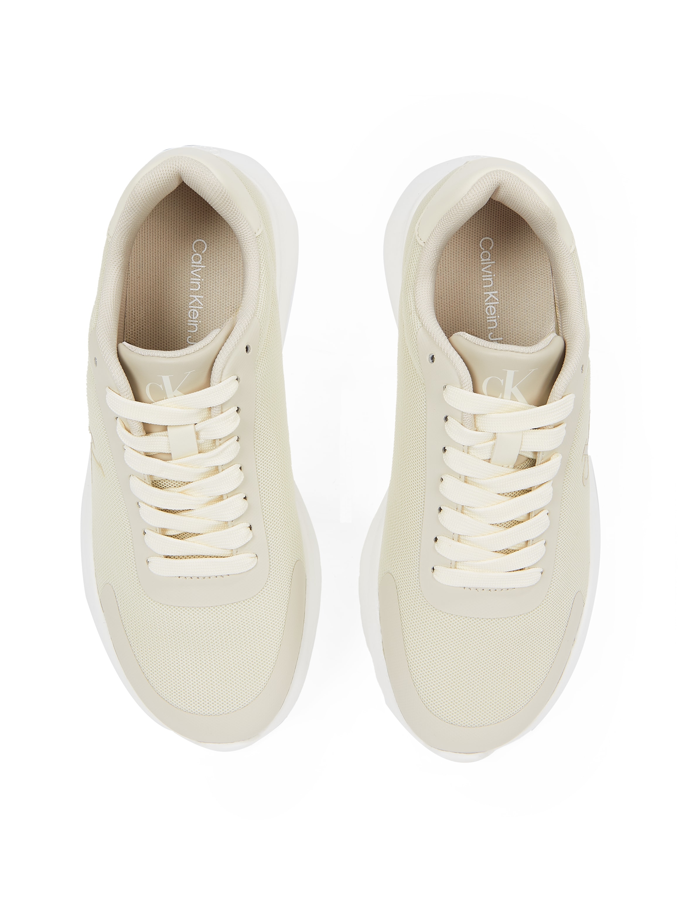 Calvin Klein Jeans Keilsneaker »3 EVA RUNNER MESH WN«, Freizeitschuh, Halbschuh, Schnürschuh mit Logoschriftzug