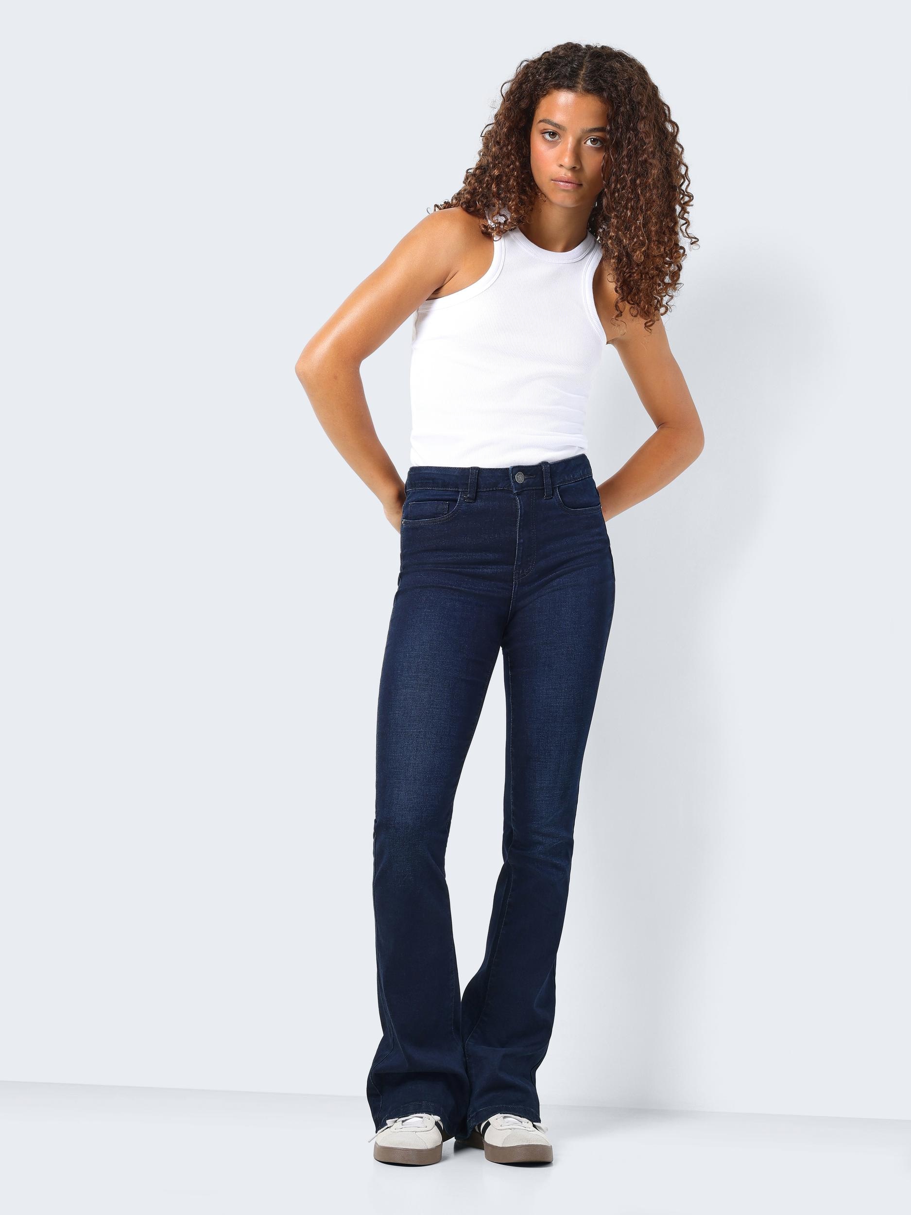 Noisy may Bootcut-Jeans »NMSALLIE HW FLARE JEANS VI241DB NOOS«