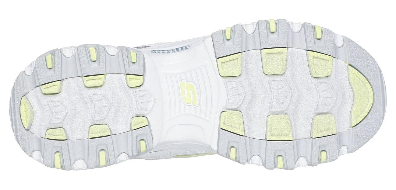 Skechers Sneaker »D'LITES-CHROMATIC«, Plateausneaker, Schnürschuh mit Metallic Einsätzen
