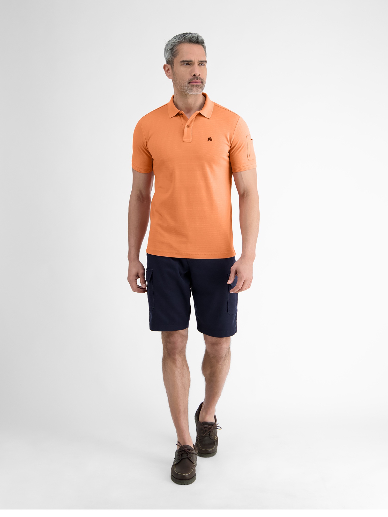 LERROS Poloshirt »LERROS Herren Poloshirt, tonal gestreift«