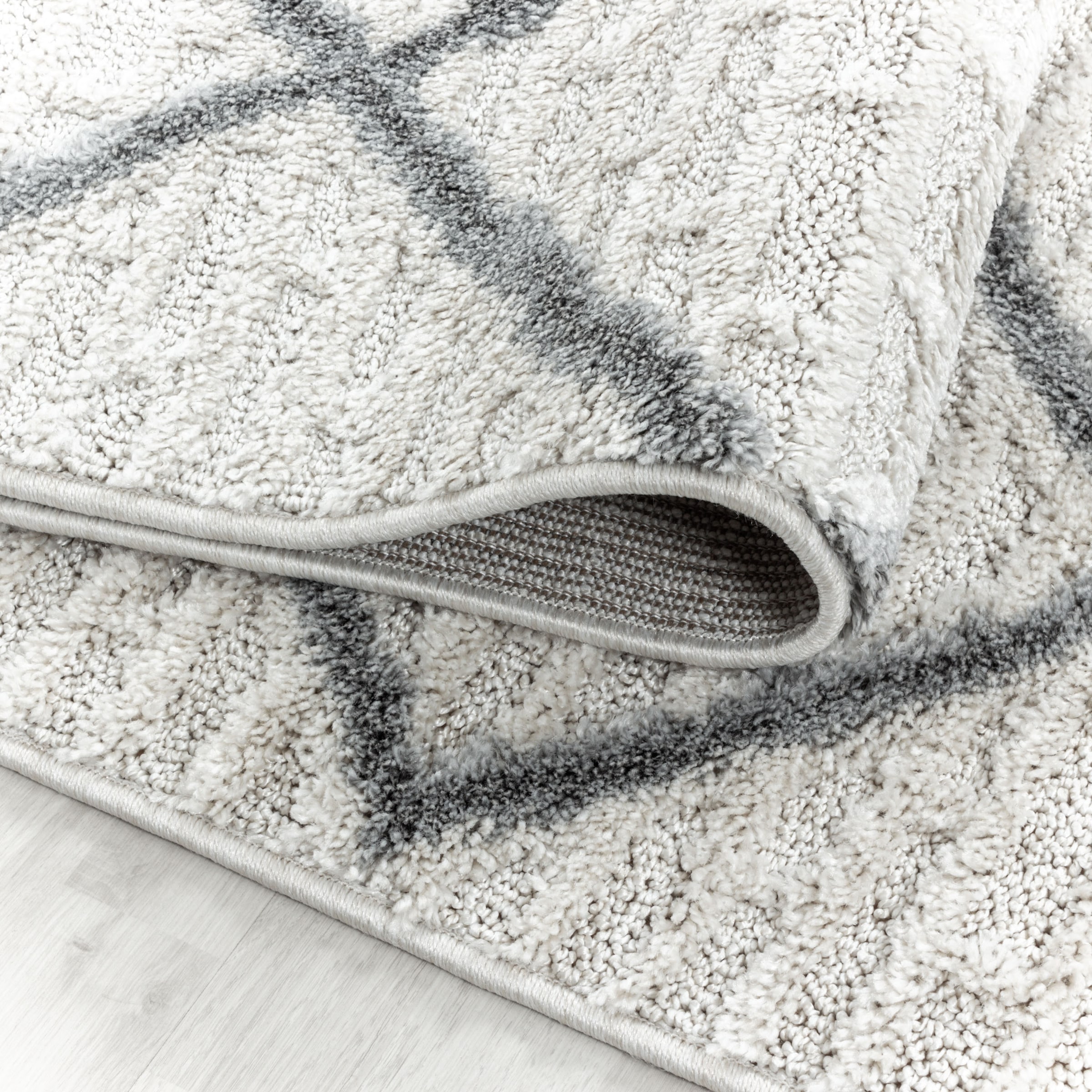 Ayyildiz Teppiche Teppich »PISA 4701«, rund, 20 mm Höhe, Läufer, rund, Hoch Tief Struktur, Wohnzimmer,Schlafzimmer