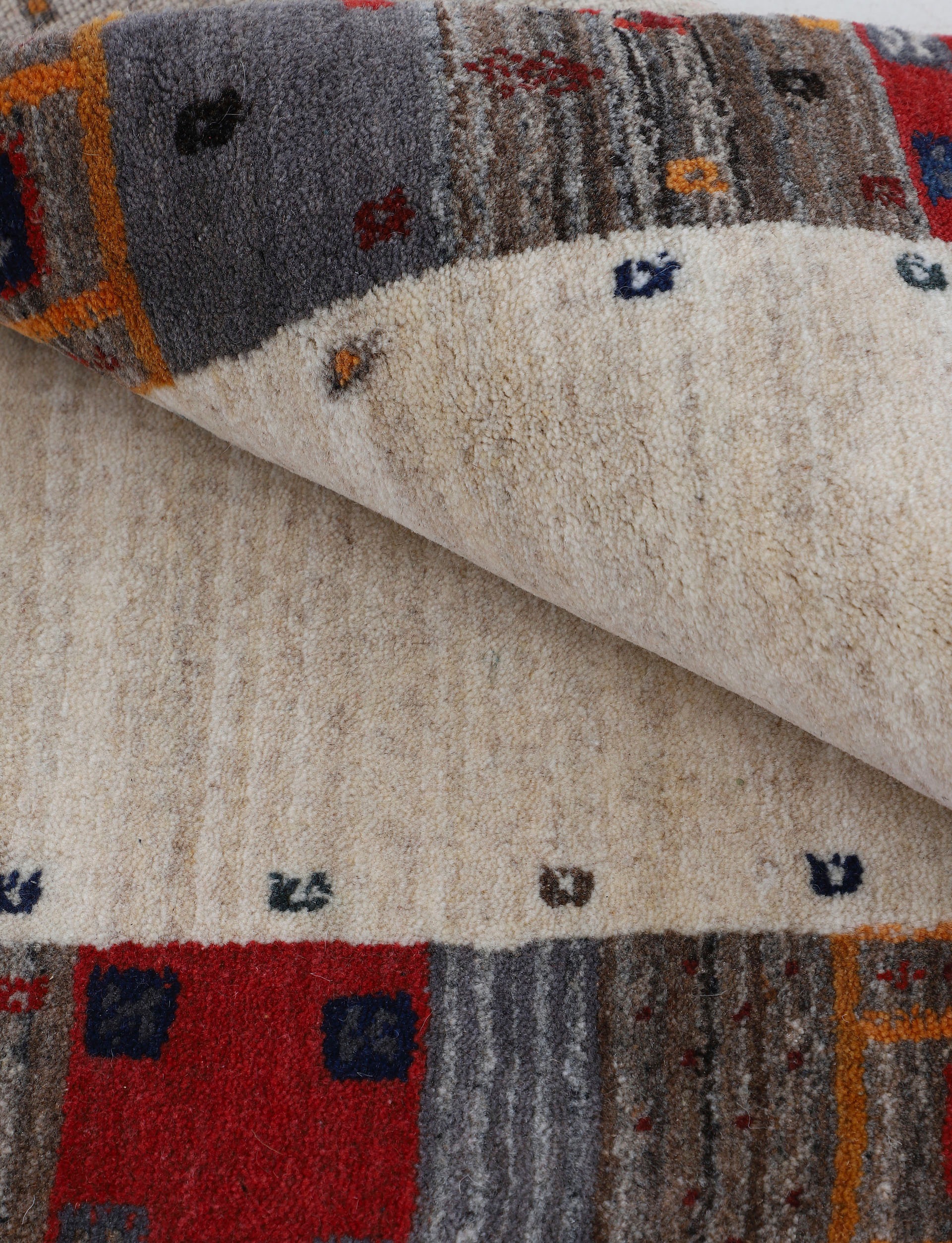 carpetfine Wollteppich »Gabbeh Vida«, rechteckig, 15 mm Höhe, reine Wolle, weicher Flor, auch als Läufer erhältlich