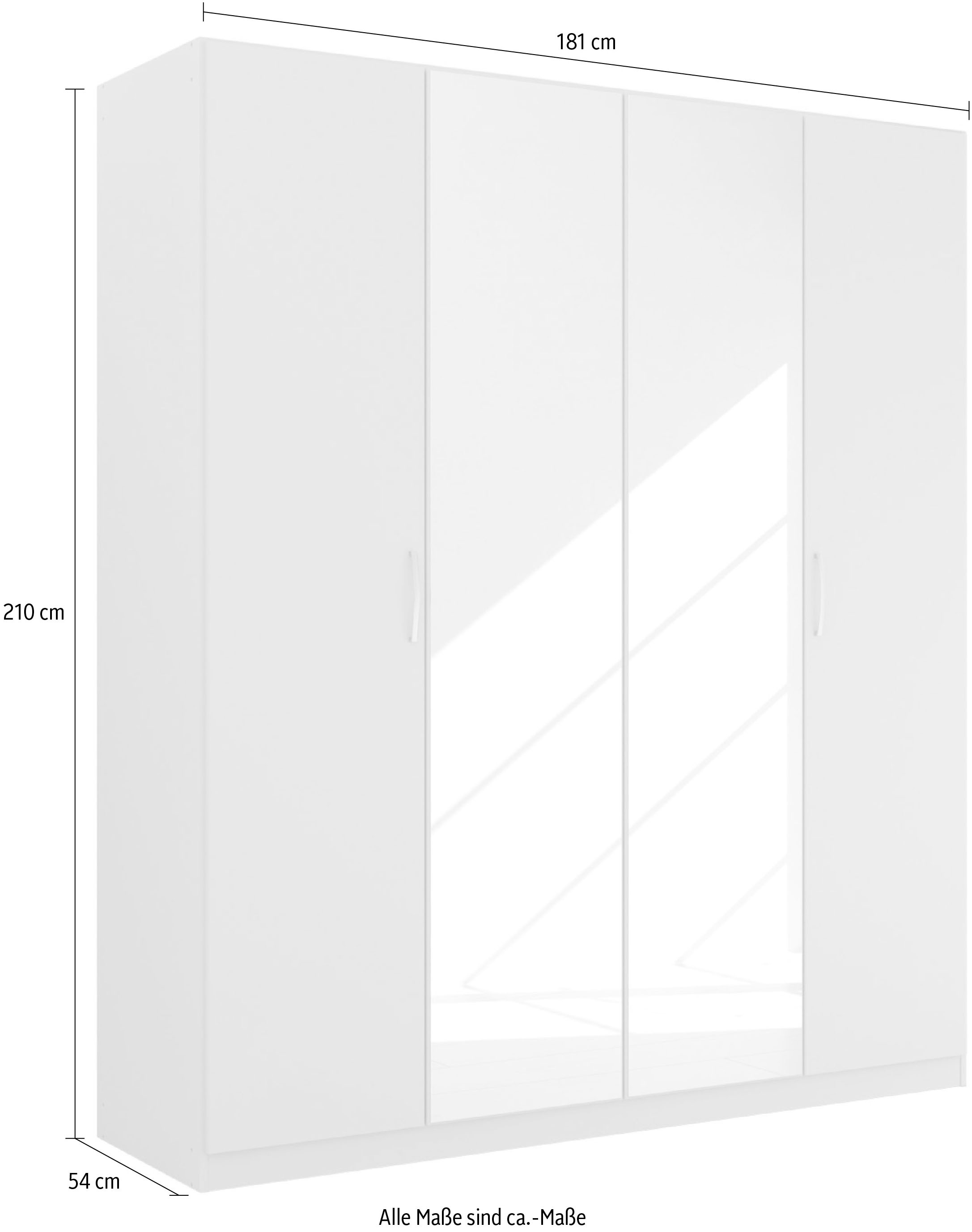 rauch Drehtürenschrank »Pure by Quadra Spin«