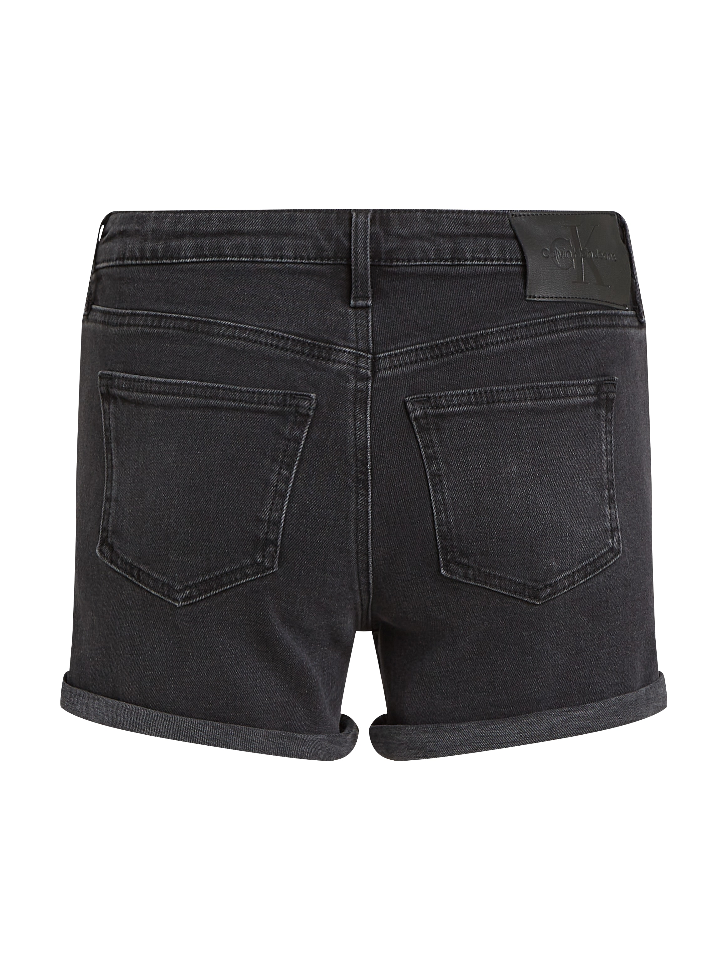 Calvin Klein Jeans Shorts »MID RISE SHORT«, mit Umschlagsaum