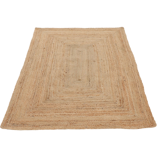 carpetfine Teppich »Nele Juteteppich Naturfaser«, rechteckig, geflochtener  Wendeteppich aus 100% Jute, quadratisch und als Läufer online kaufen