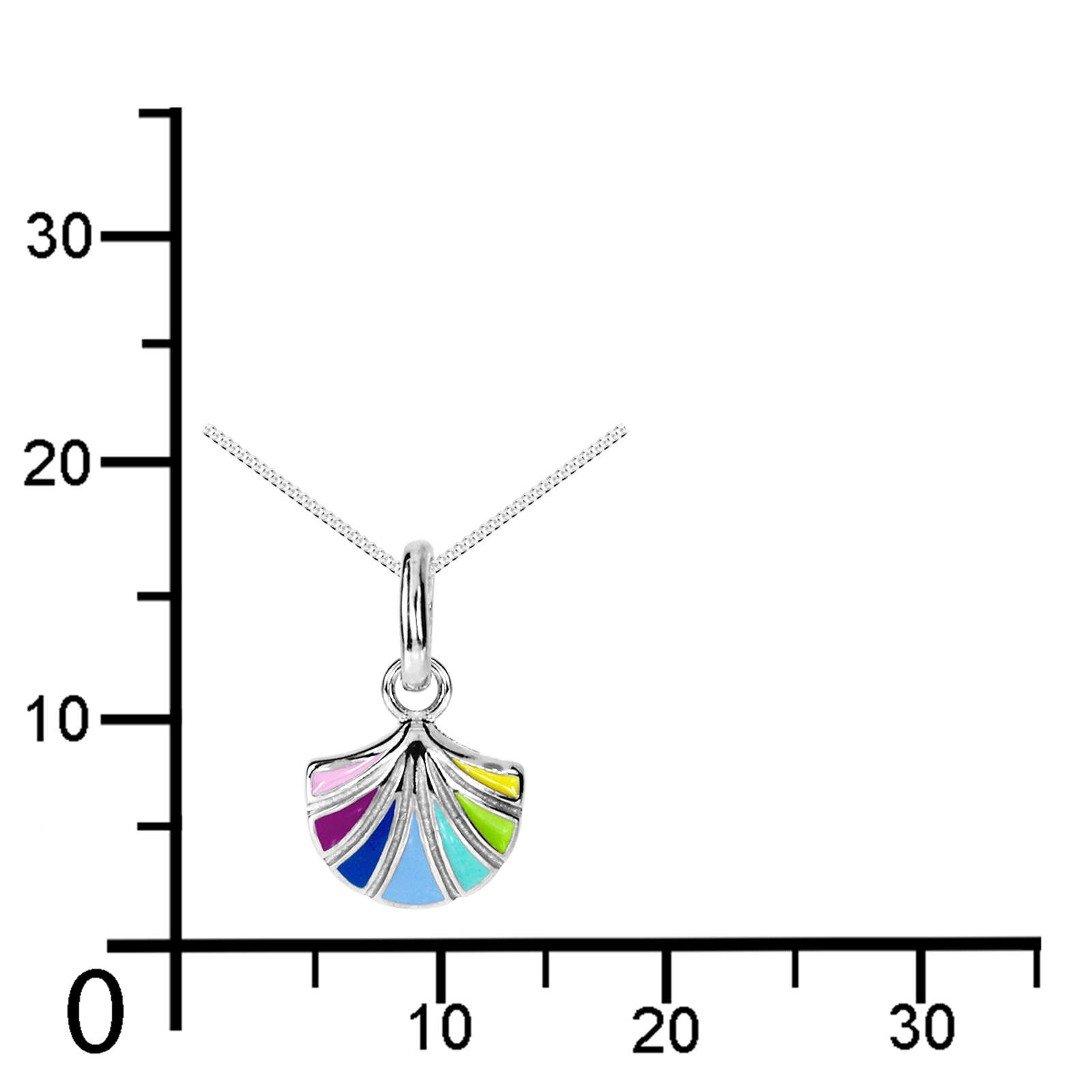 OSTSEE-SCHMUCK Kette mit Anhänger »- Blüte - Silber 925/000 - ,«