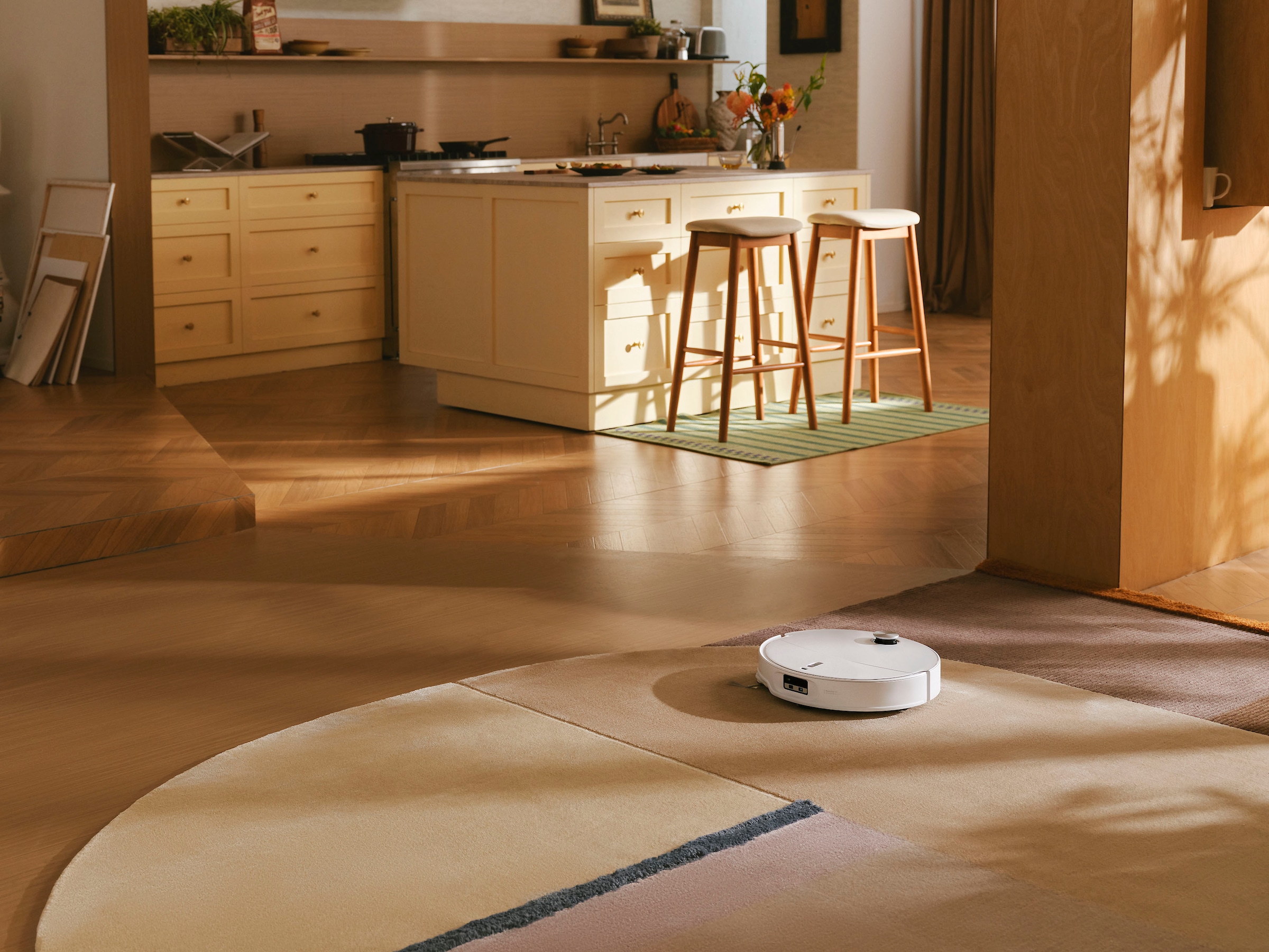 Roborock Nass-Trocken-Saugroboter »Qrevo Curv 2 Pro mit Wischfunktion« FlexiArm Design Seitenbürste, DuoDivide Bürste, autom. Moppreinigung.